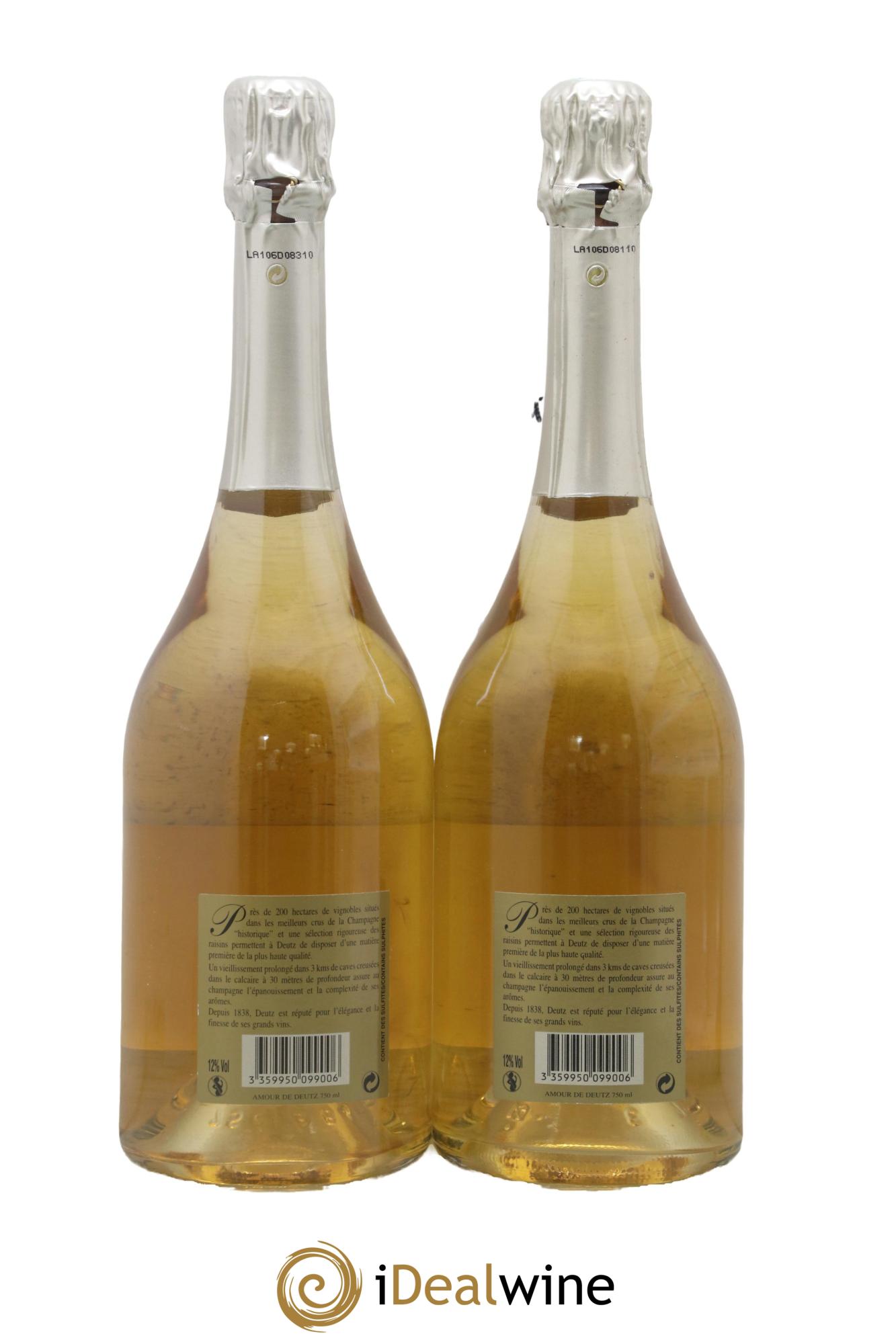 Amour de Deutz Brut Deutz 2002 - Posten von 2 Flaschen - 1