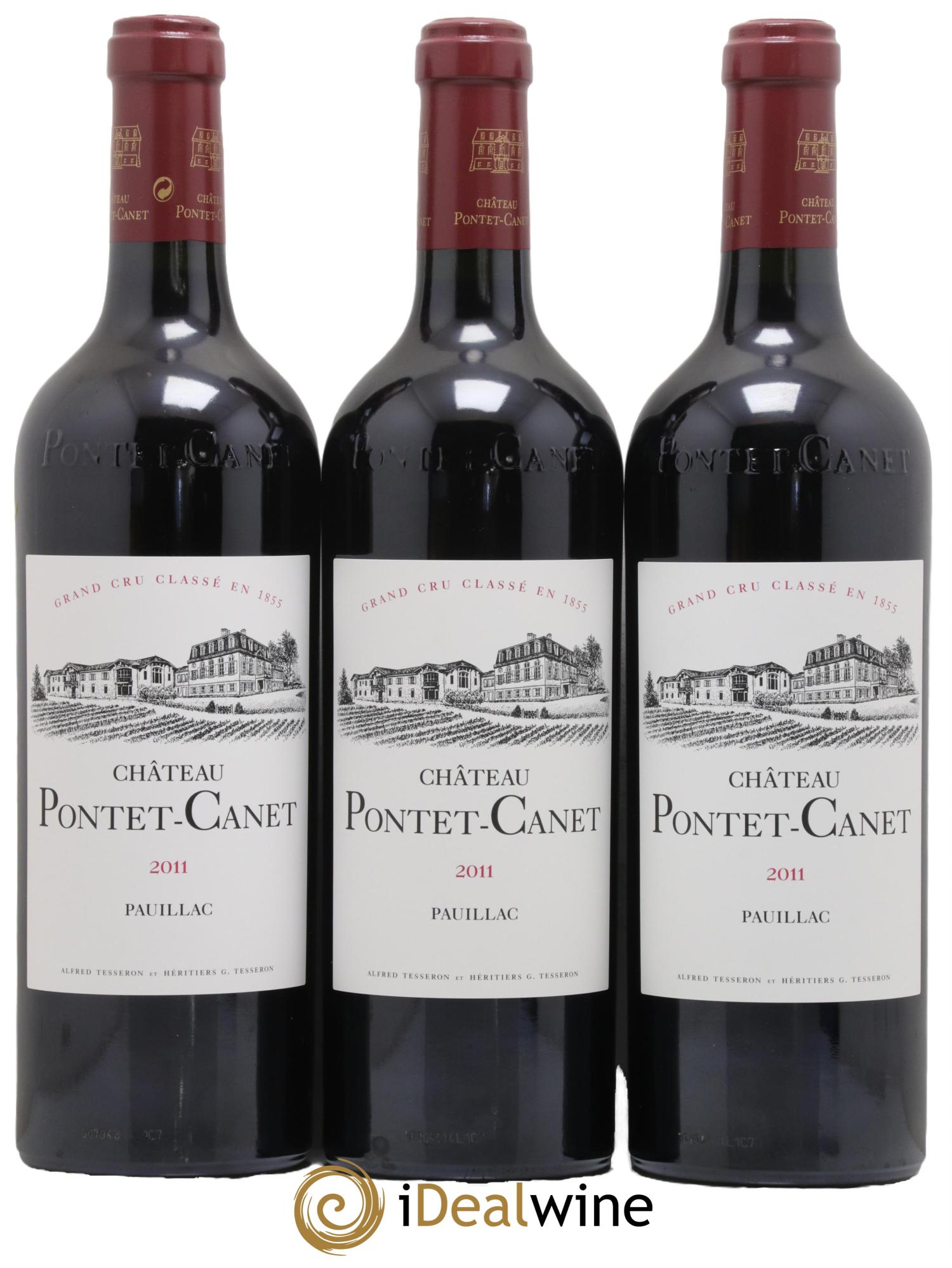 Château Pontet Canet 5ème Grand Cru Classé 2011 - Lot de 6 bouteilles - 2