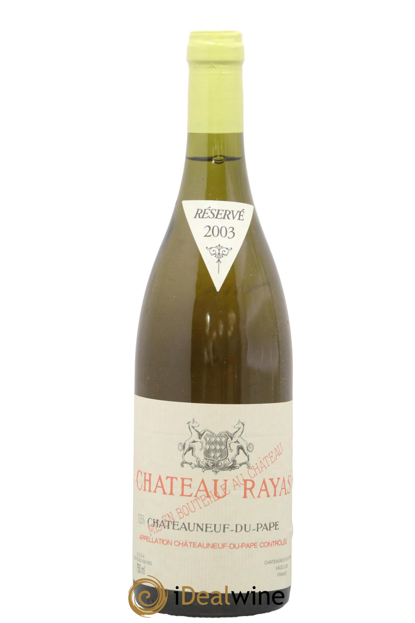 Châteauneuf-du-Pape Château Rayas Emmanuel Reynaud 2003 - Posten von 1 Flasche - 0