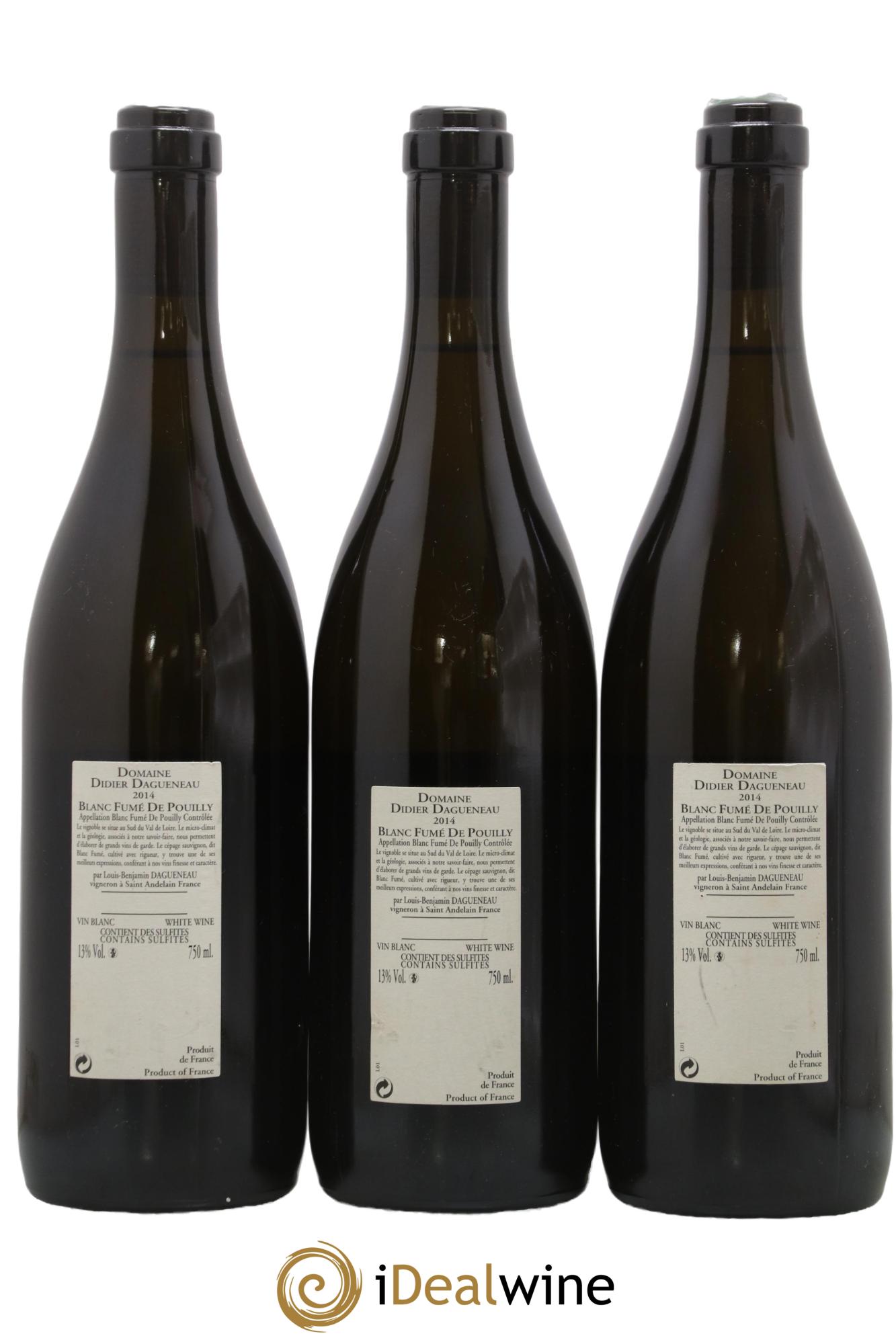 Pouilly-Fumé Buisson Renard Dagueneau (Domaine Didier - Louis-Benjamin) 2014 - Lotto di 3 bottiglie - 1