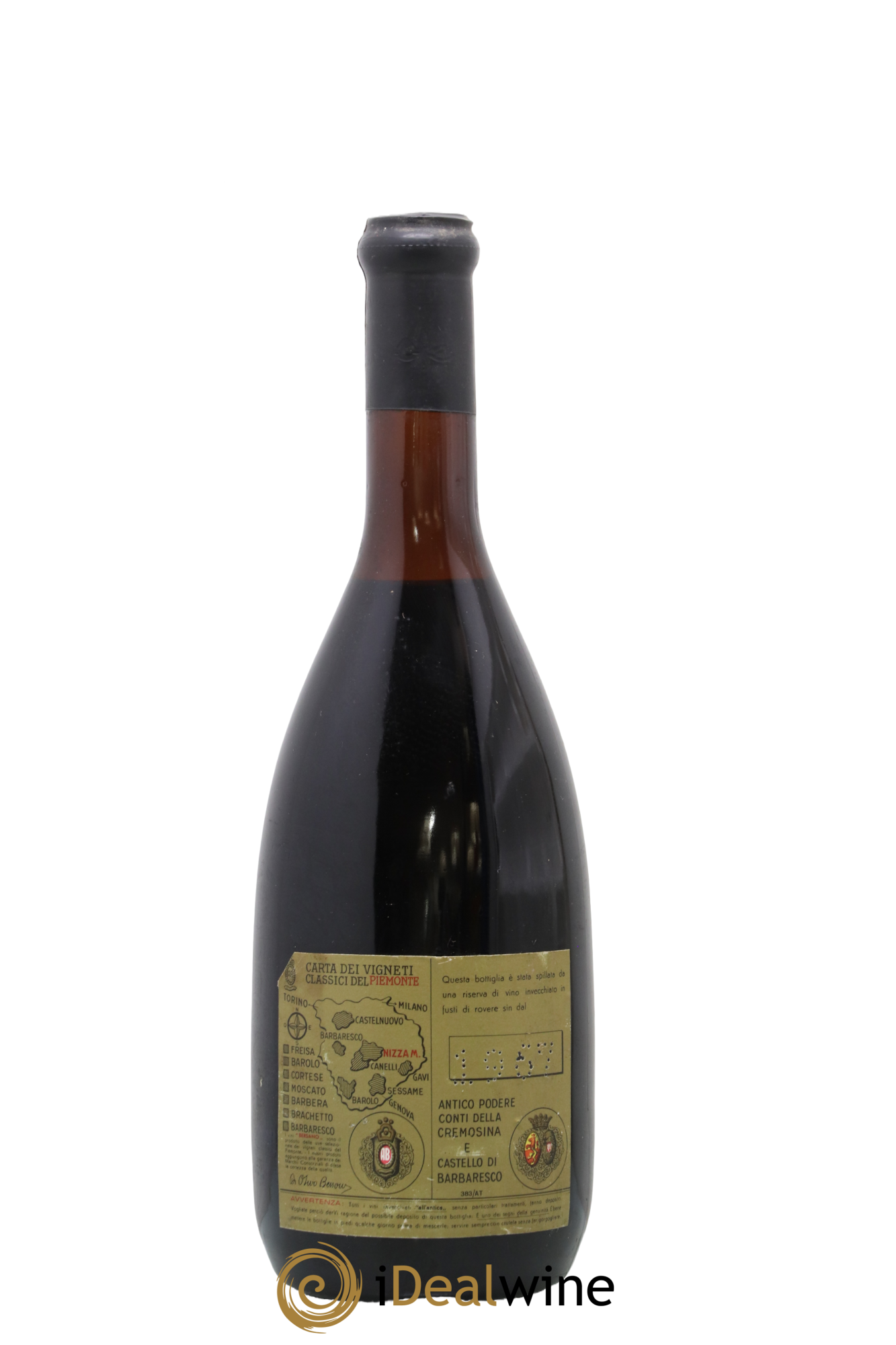 Barbaresco DOCG Conti della Cremosina Bersano 1967 - Posten von 1 Flasche - 1