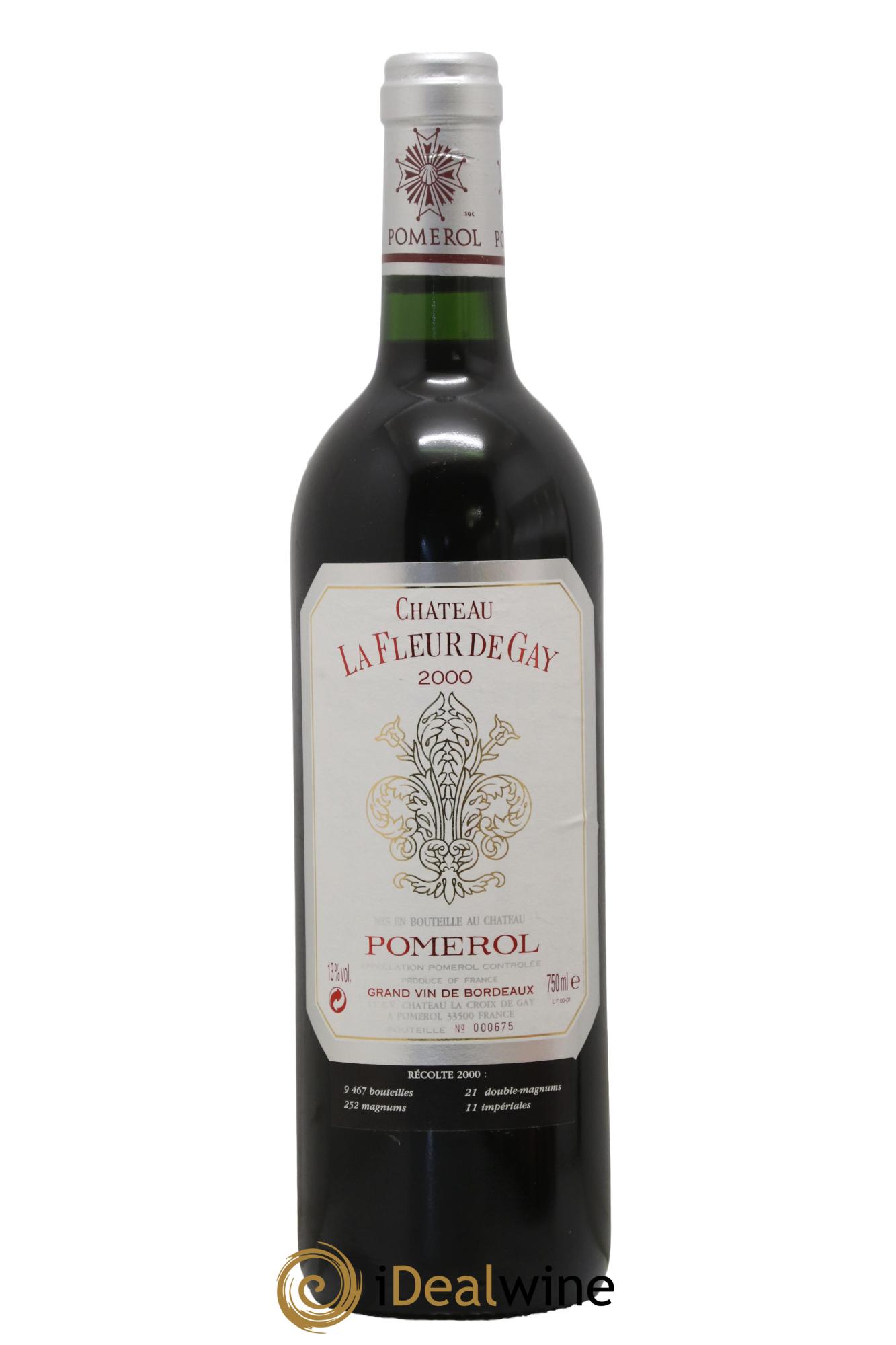 Château la Fleur de Gay 2000 - Lot de 1 bouteille - 0