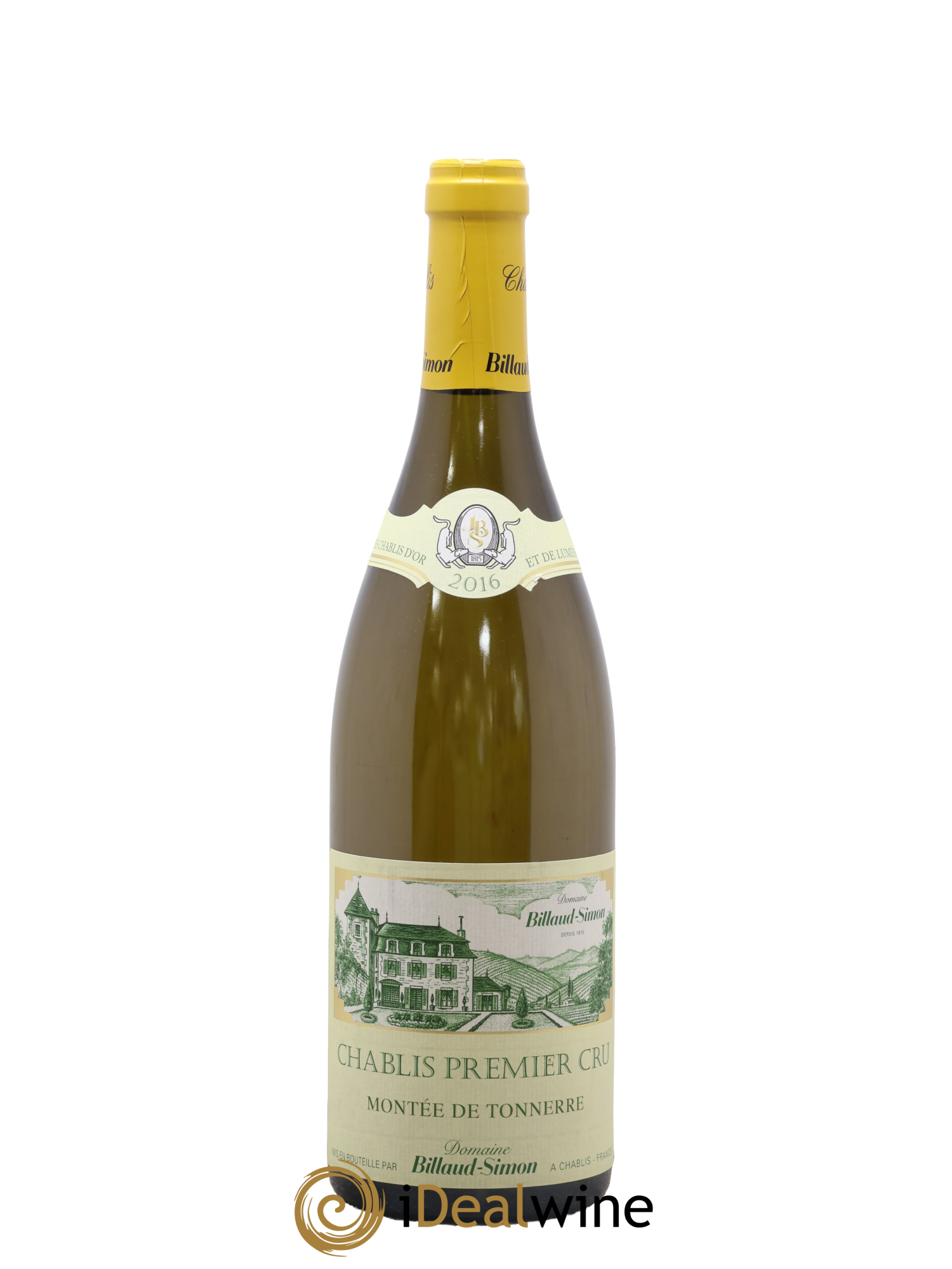 Chablis 1er Cru Montée de Tonnerre Billaud-Simon (Domaine) 2016 - Lot de 1 bouteille - 0