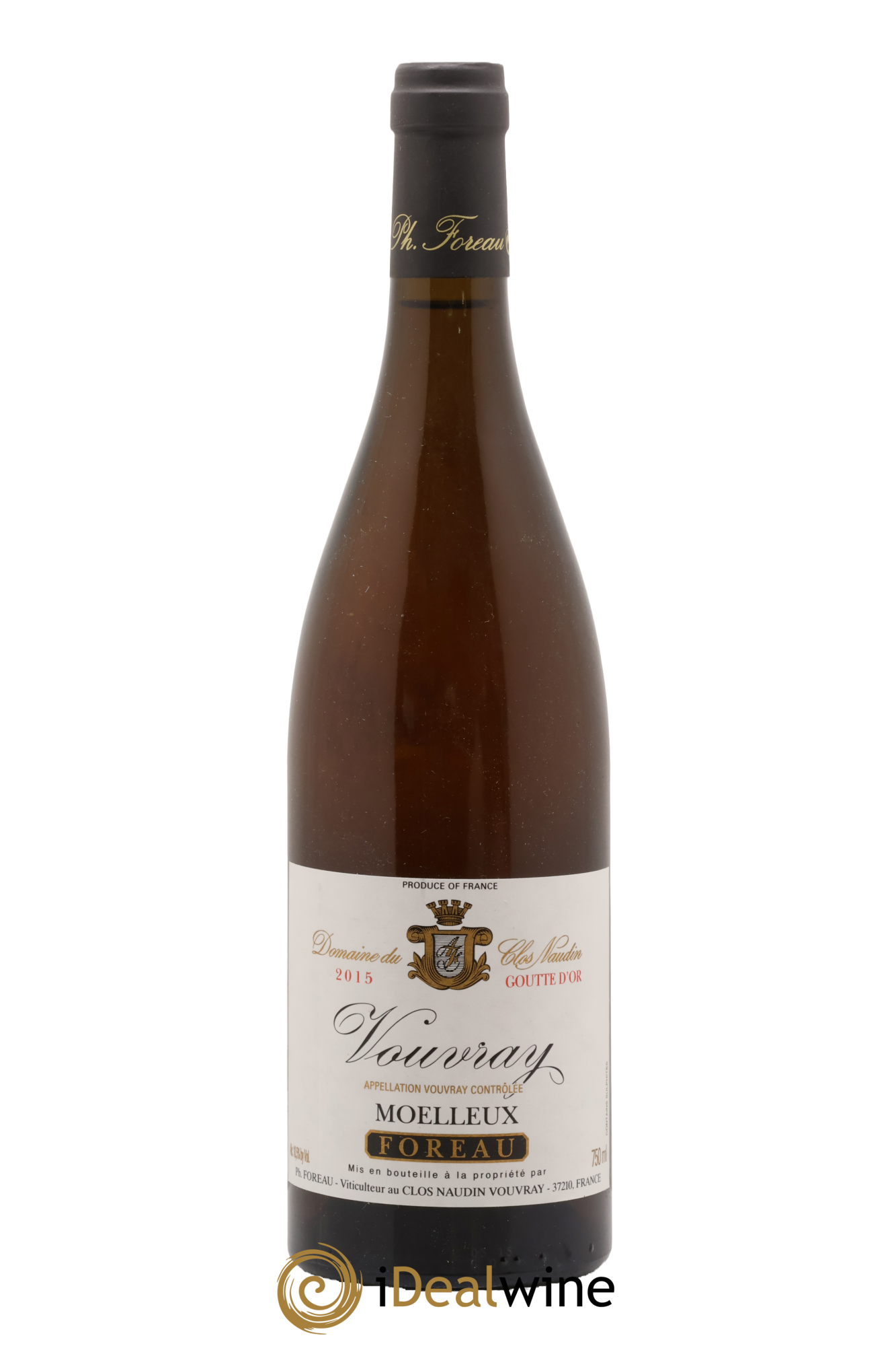 Vouvray Goutte d'Or Clos Naudin - Philippe Foreau 2015 - Lot of 1 bottle - 0