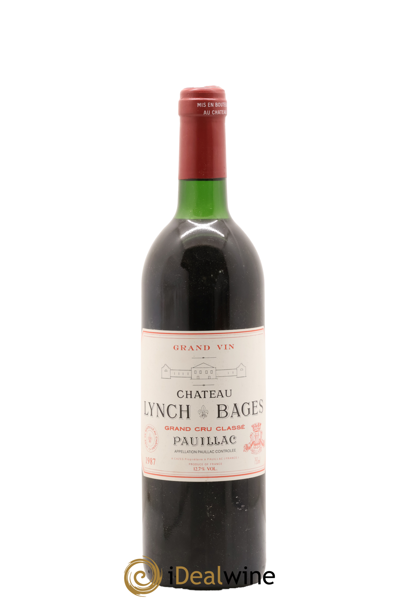 Château Lynch Bages 5ème Grand Cru Classé 1987 - Lot of 1 bottle - 0