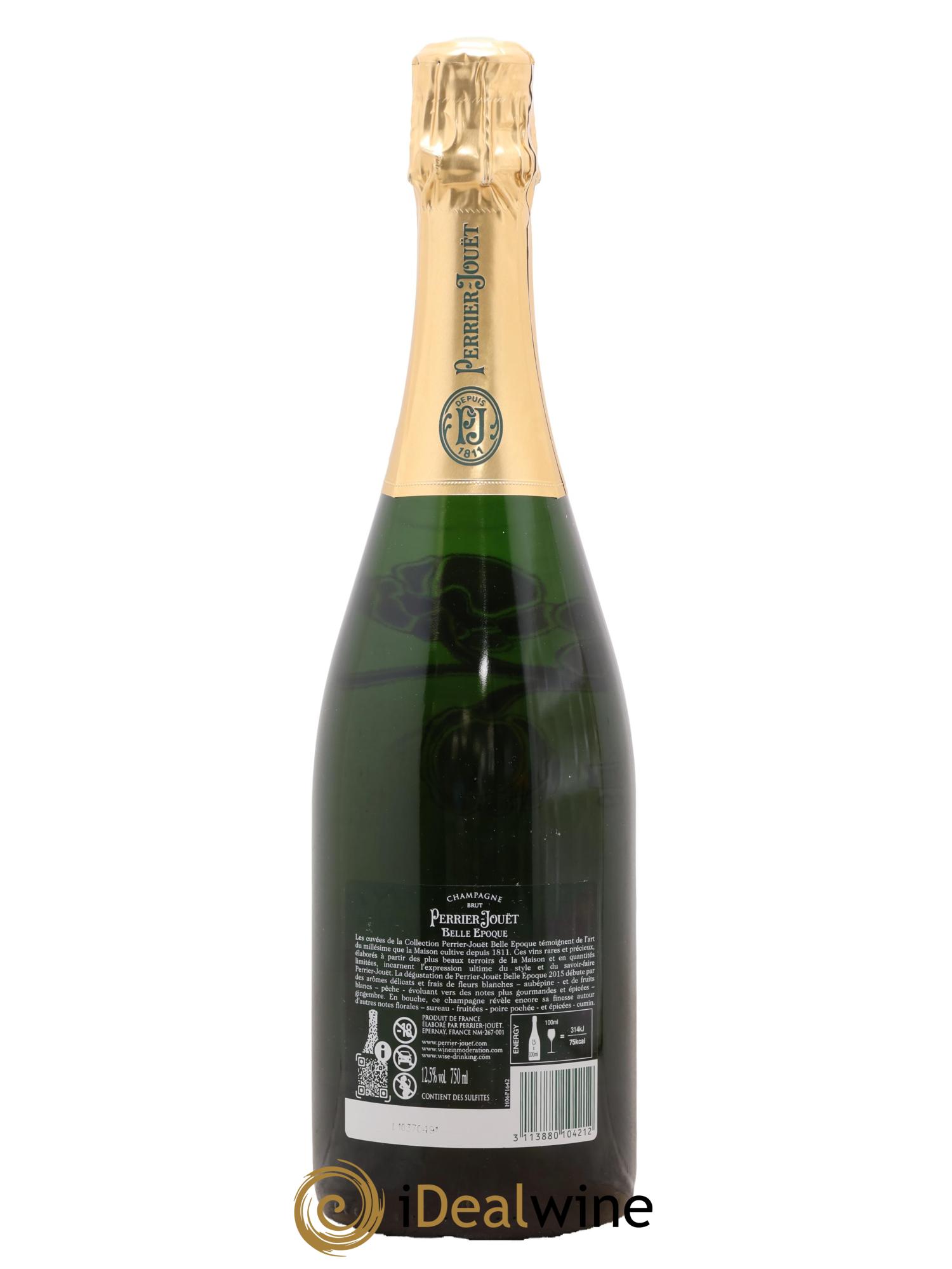 Cuvée Belle Epoque Brut Perrier-Jouët 2015 - Lot of 1 bottle - 1