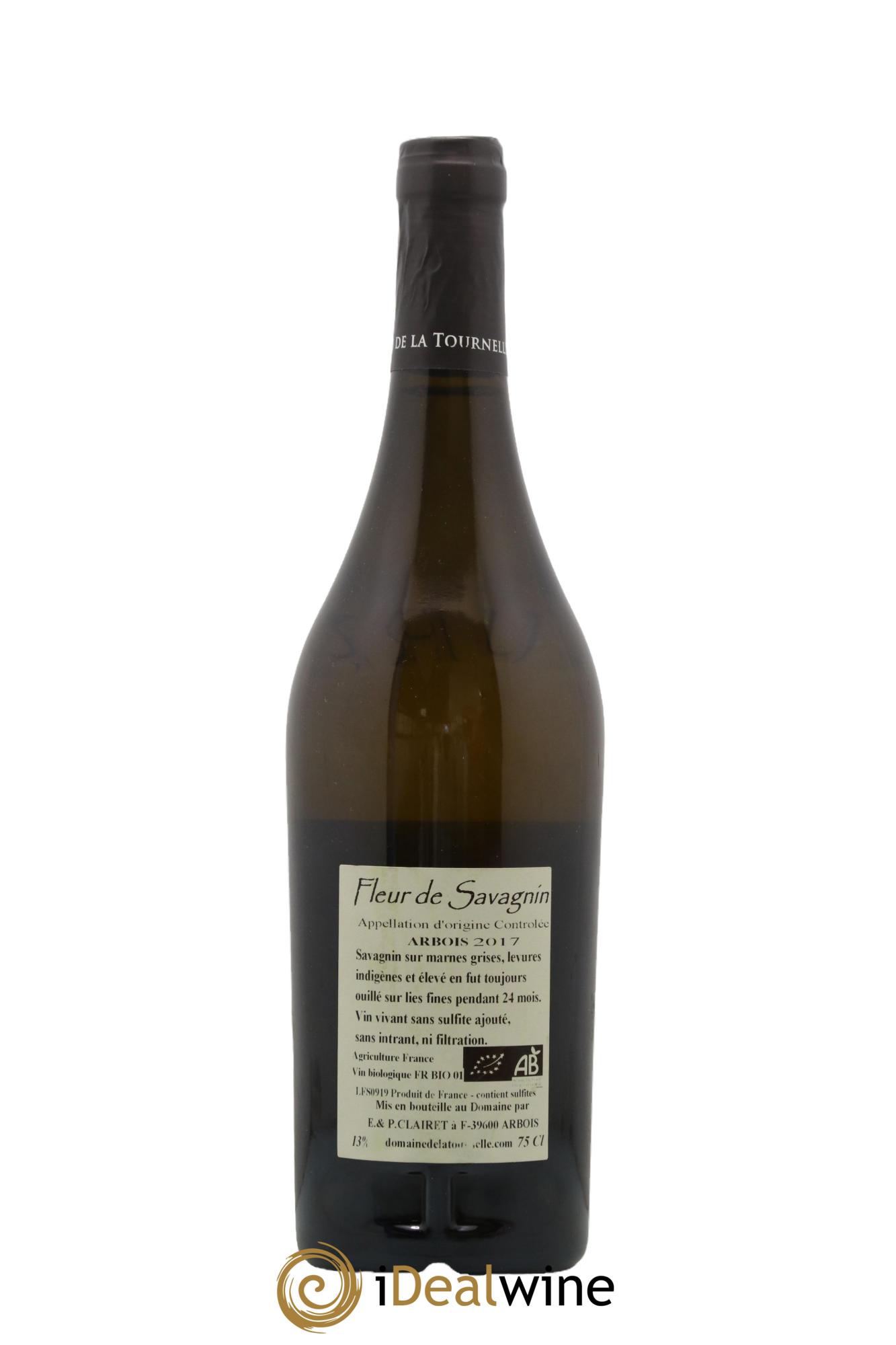 Arbois Fleur De Savagnin Domaine de la Tournelle  2017 - Lot de 1 bouteille - 1