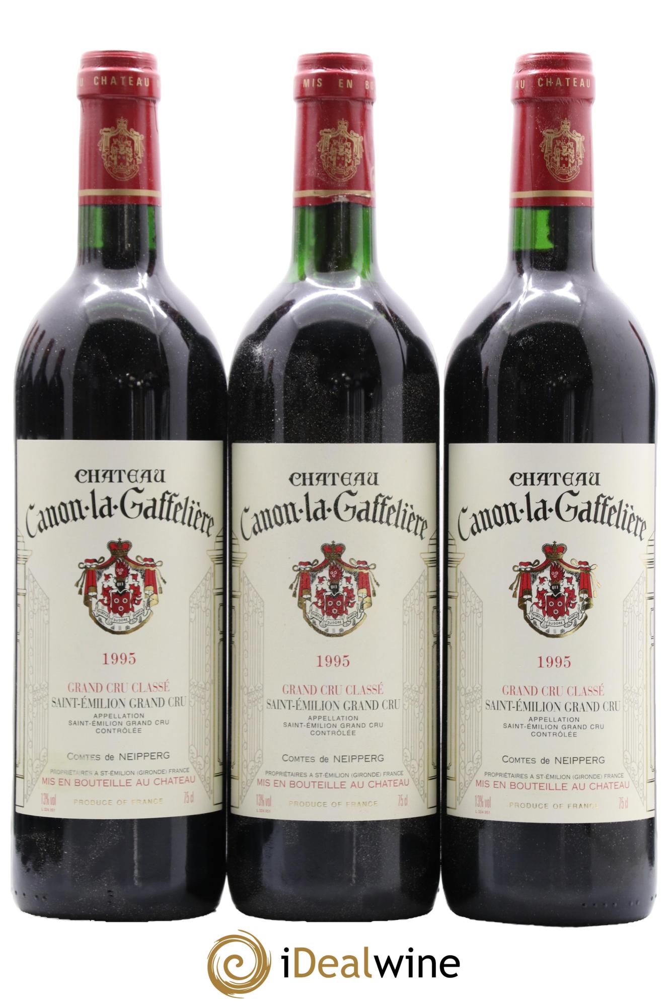 Château Canon la Gaffelière 1er Grand Cru Classé B 1995 - Lot de 12 bouteilles - 2