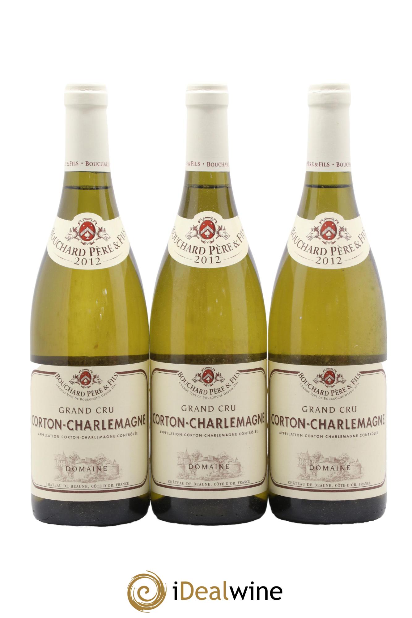 Corton-Charlemagne Grand Cru Bouchard Père & Fils 2012 - Lot de 3 bouteilles - 0