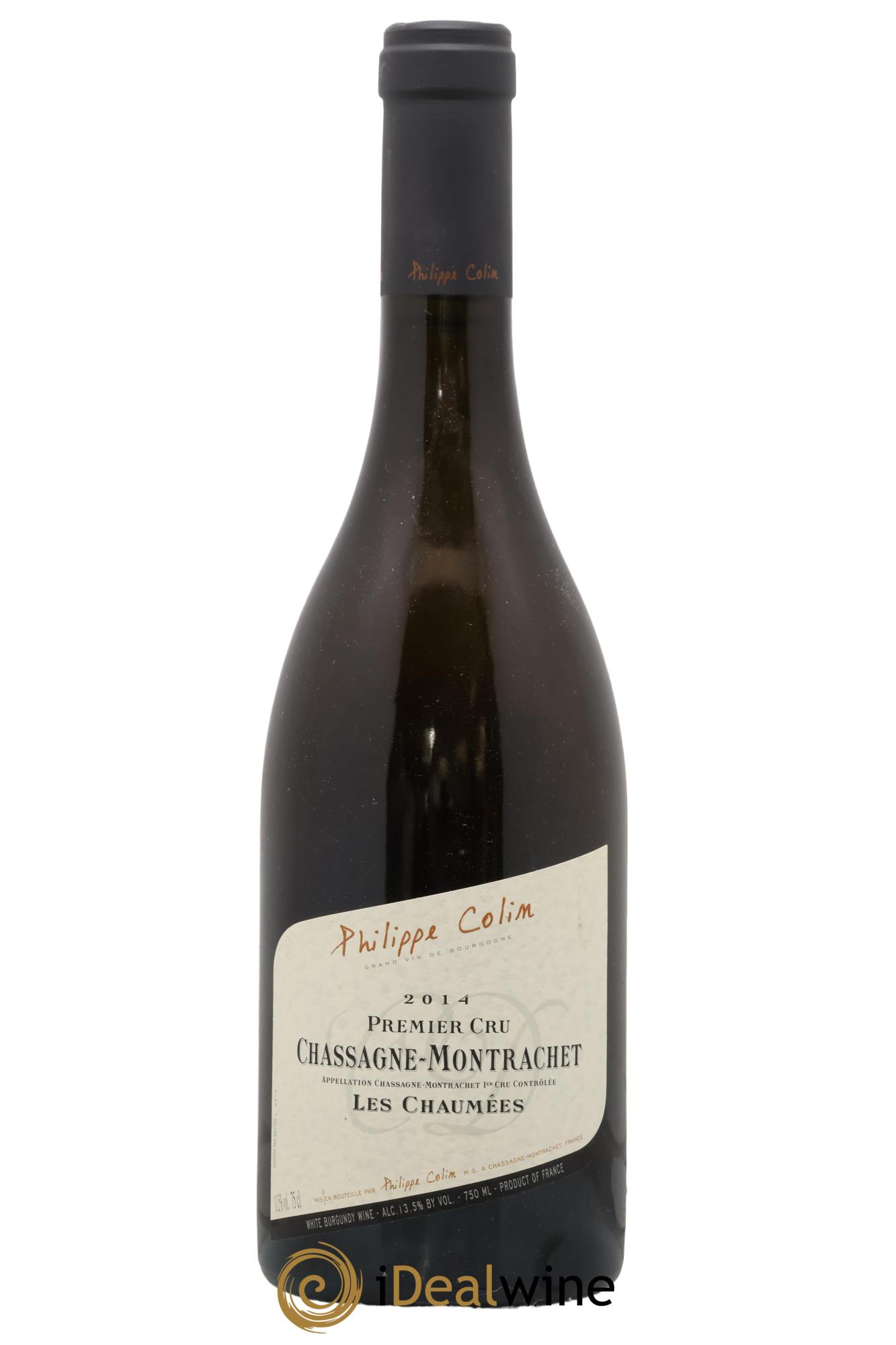 Chassagne-Montrachet 1er Cru Les Chaumées Philippe Colin 2014 - Lot de 1 bouteille - 0