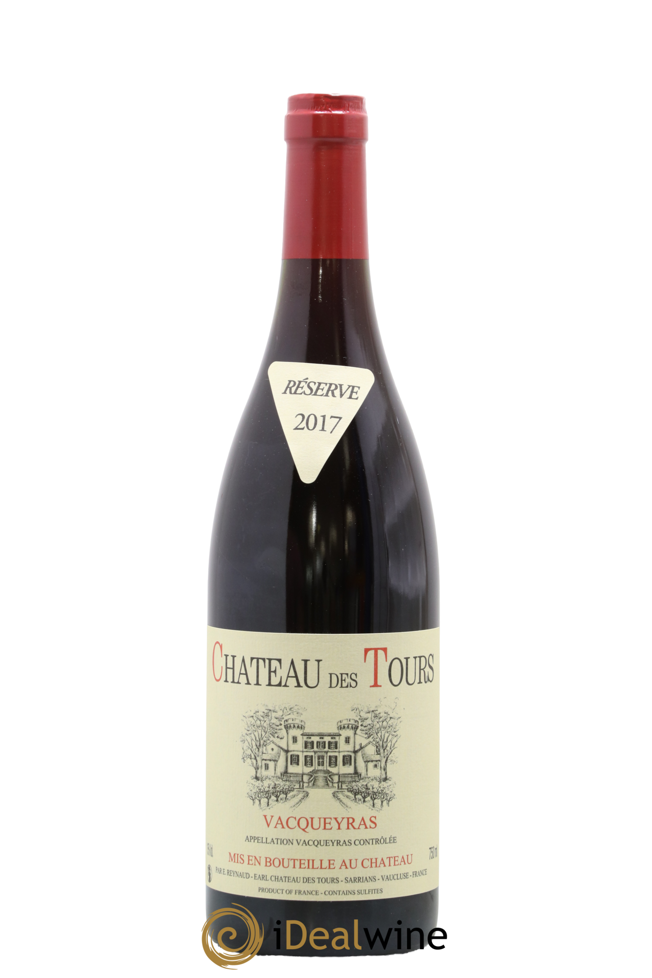 Vacqueyras Château des Tours Emmanuel Reynaud 2017 - Lot de 1 bouteille - 0