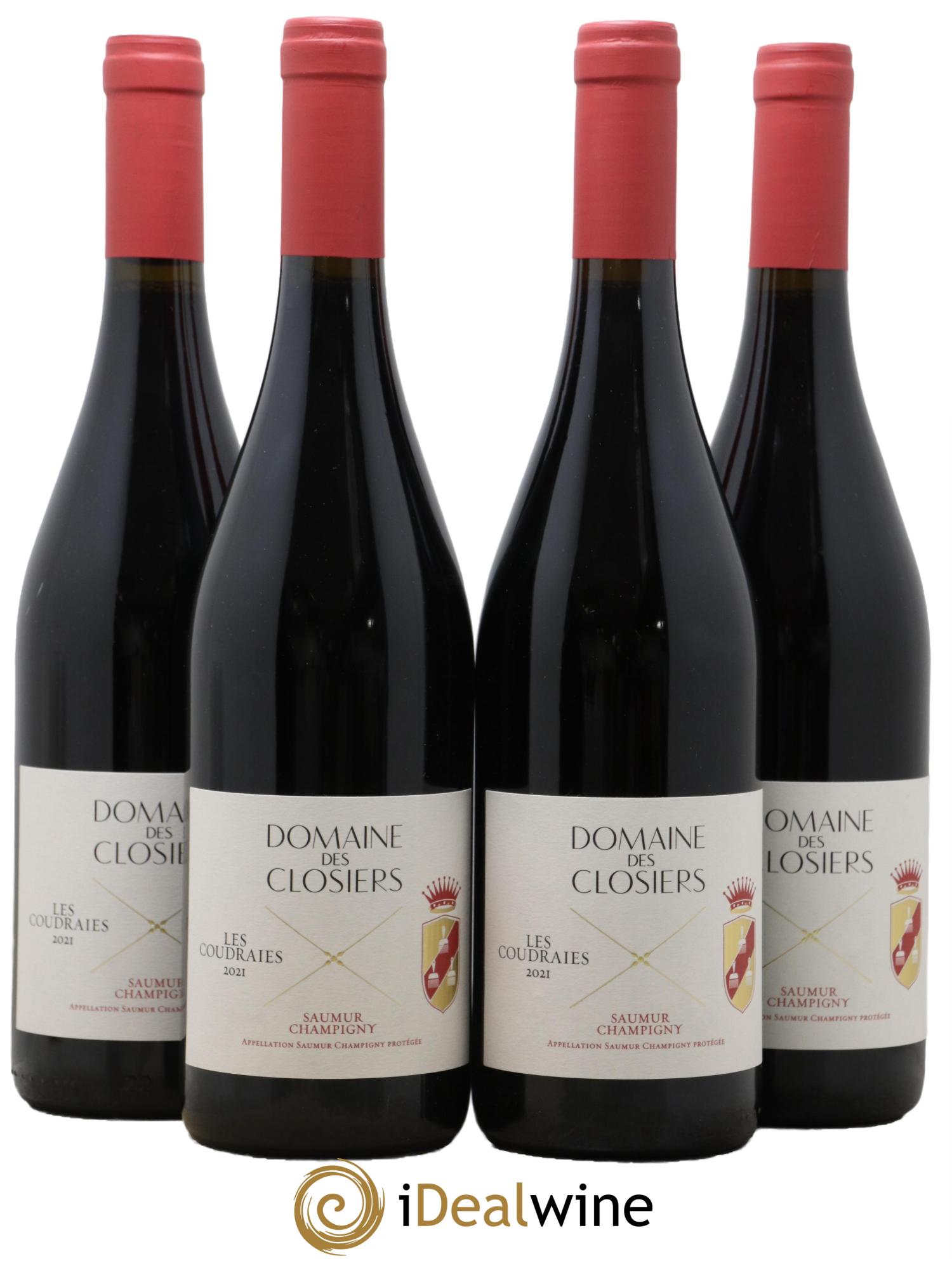 Saumur-Champigny Coudraies Domaine des Closiers 2021 - Posten von 4 Flaschen - 0