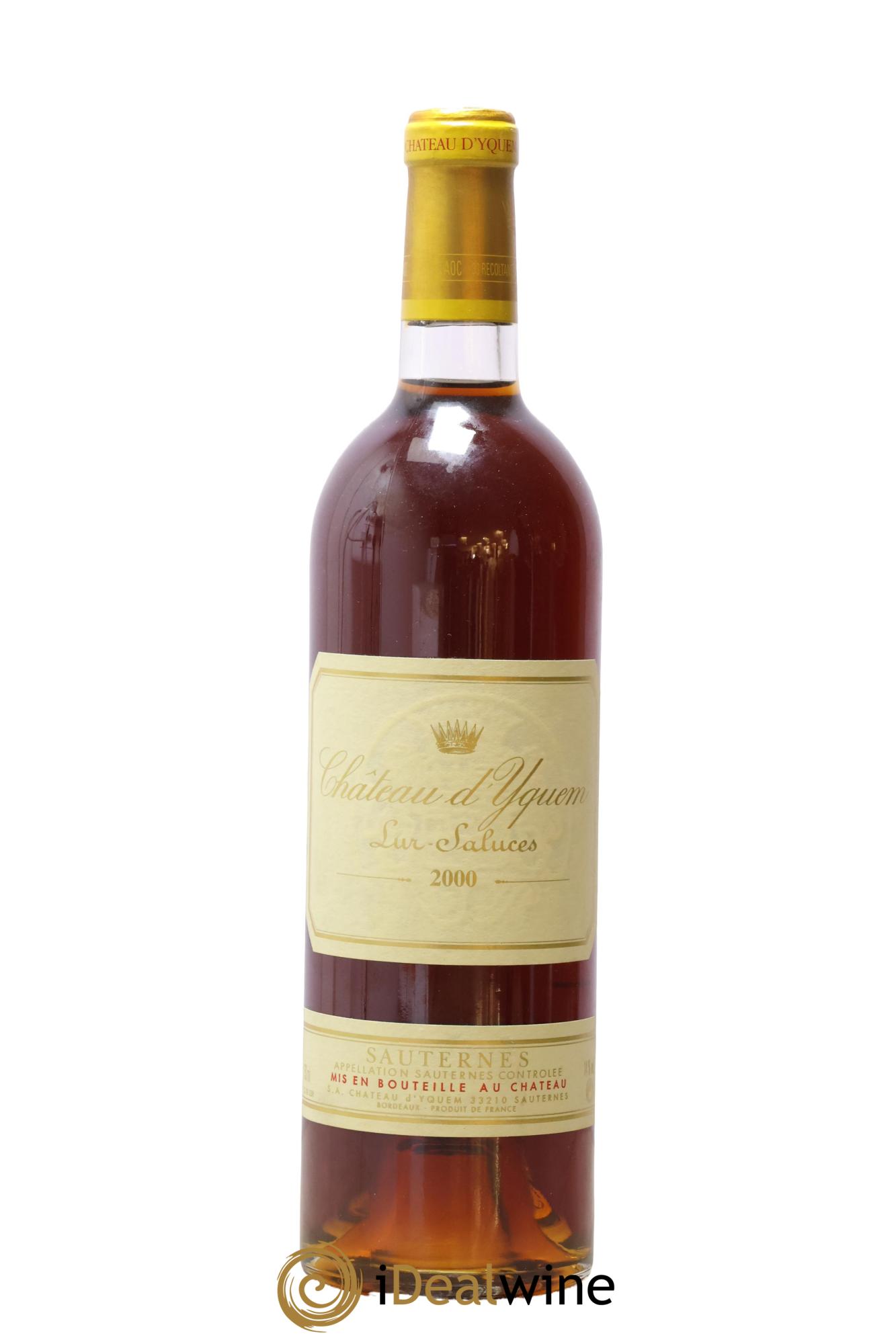 Château d' Yquem 1er Cru Classé Supérieur 2000 - Posten von 1 Flasche - 0