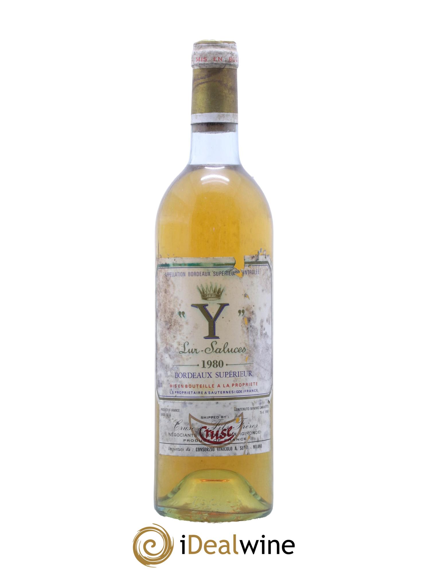 Y de Yquem 1980 - Lot de 1 bouteille - 0
