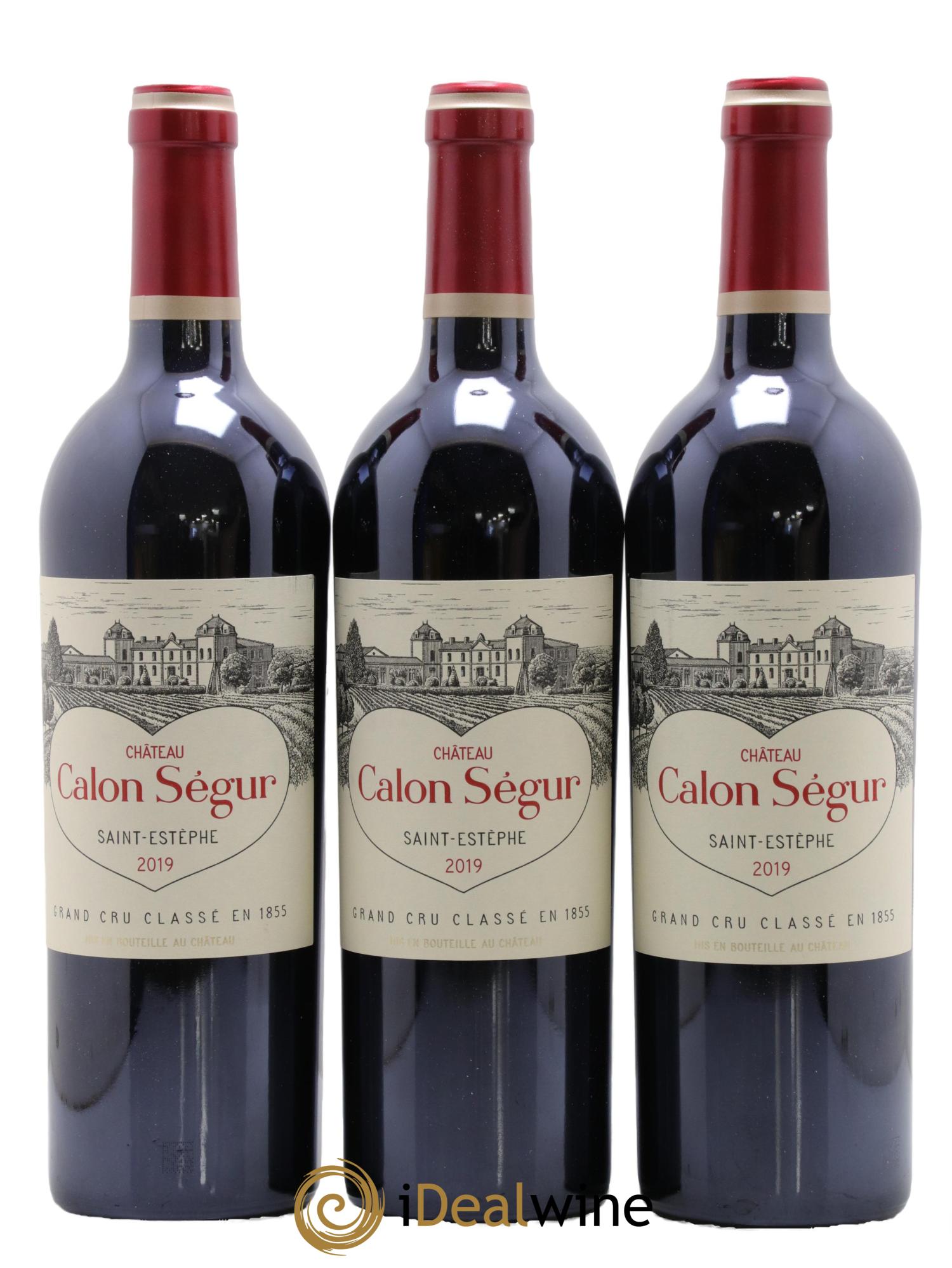 Château Calon Ségur 3ème Grand Cru Classé 2019 - Lot of 3 bottles - 0