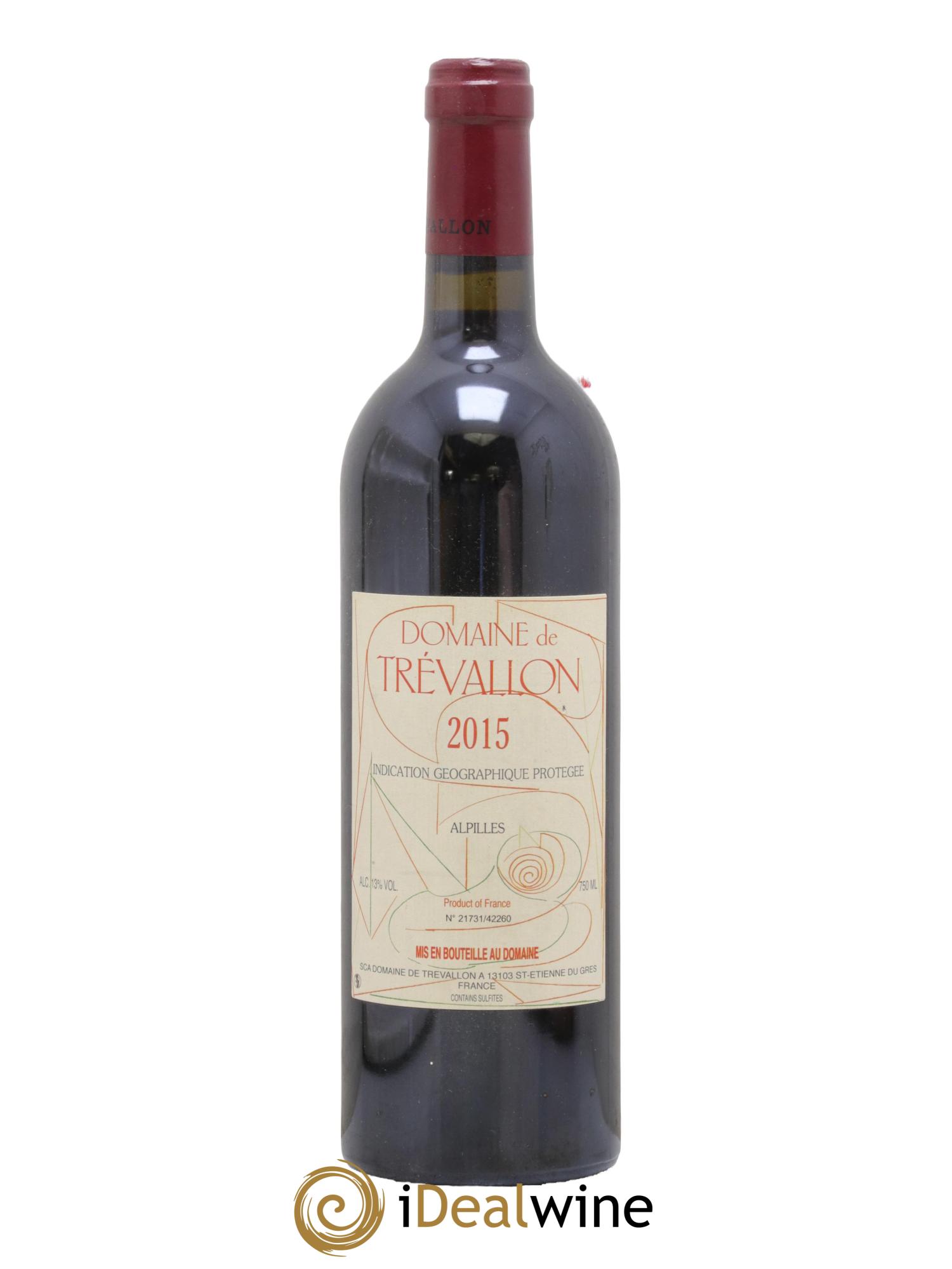 IGP Alpilles Trévallon (Domaine de) Eloi Dürrbach 2015 - Lot of 1 bottle - 0