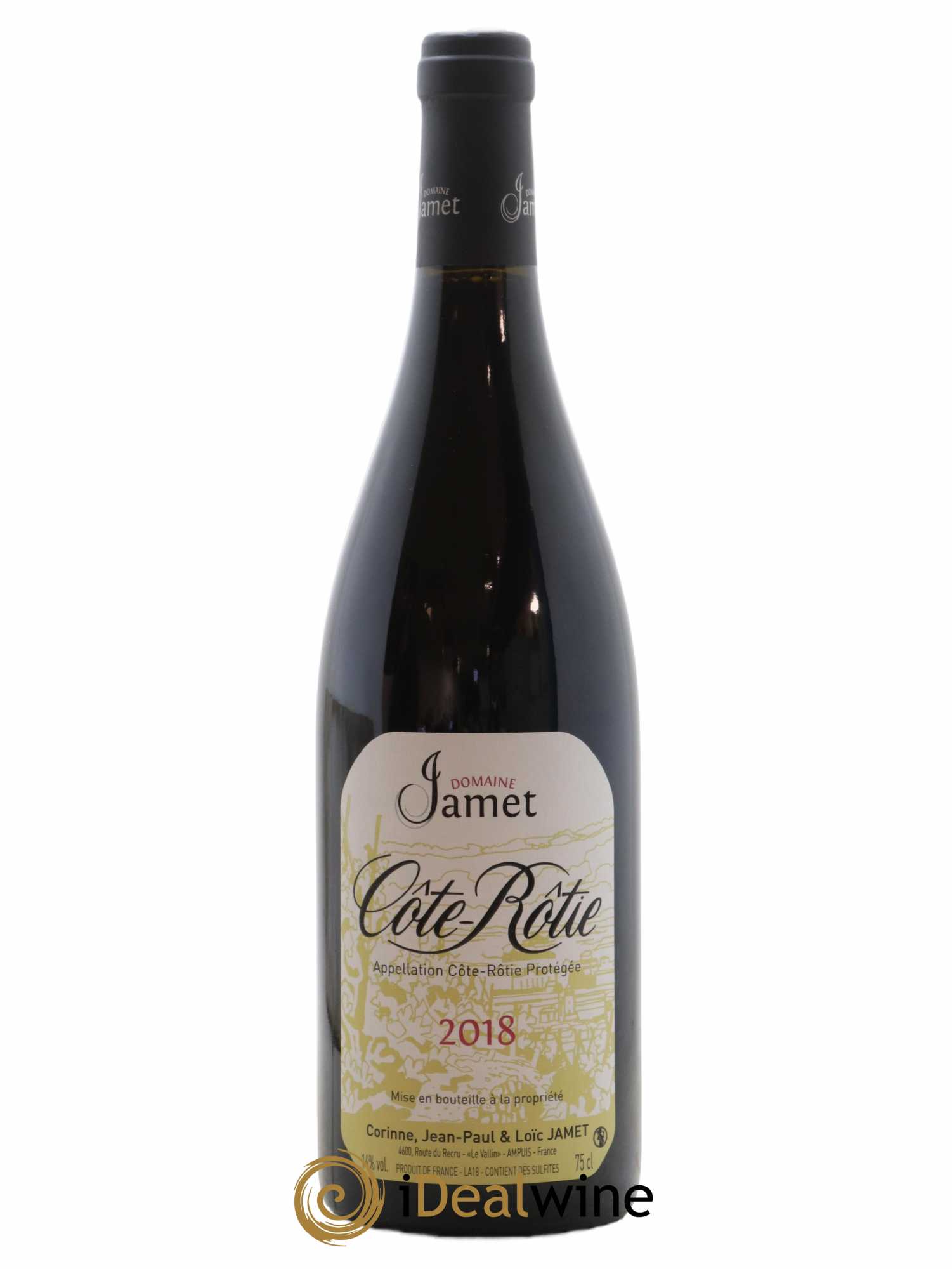 Côte-Rôtie Jamet (Domaine) 2018 - Lot de 1 bouteille - 0