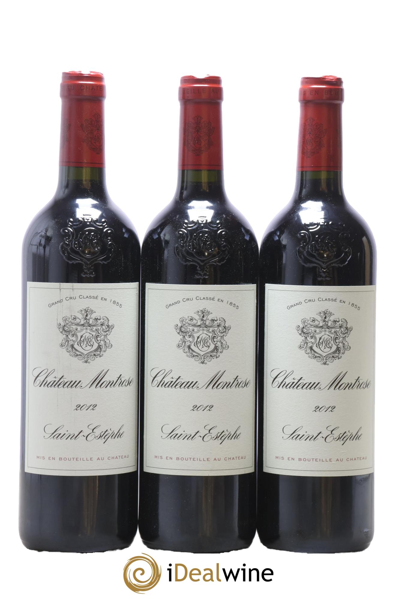 Château Montrose 2ème Grand Cru Classé 2012 - Lot de 3 bouteilles - 0