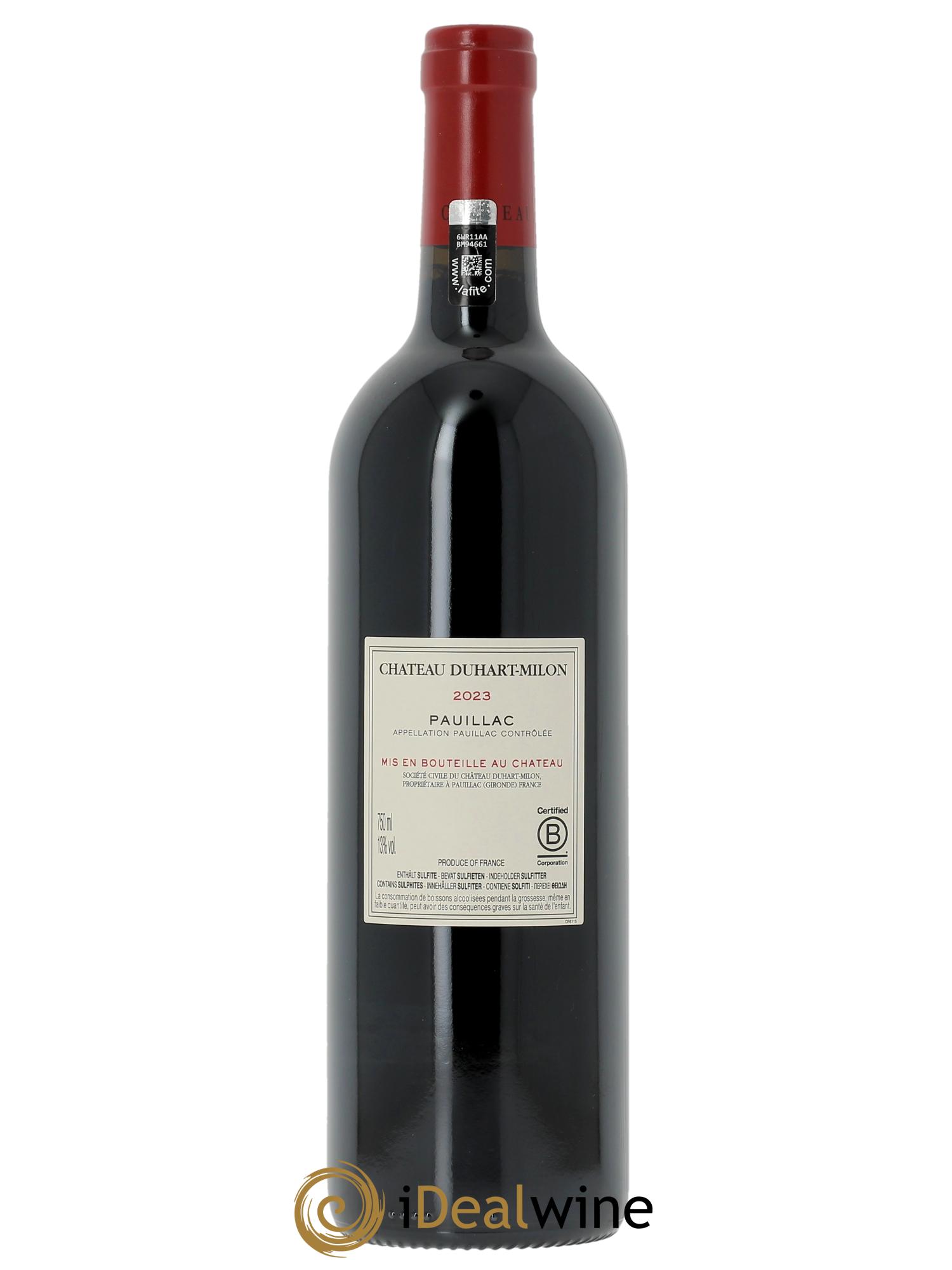 Château Duhart-Milon 4ème Grand Cru Classé (CBO à partir de 6 bts) 2023 - Lot de 1 bouteille - 1