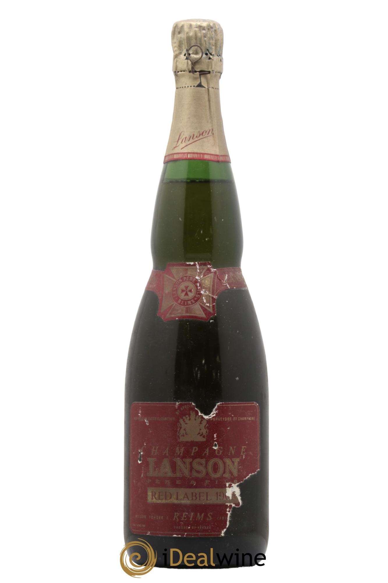 Cuvée Red Label Lanson 1966 - Lot de 1 bouteille - 0
