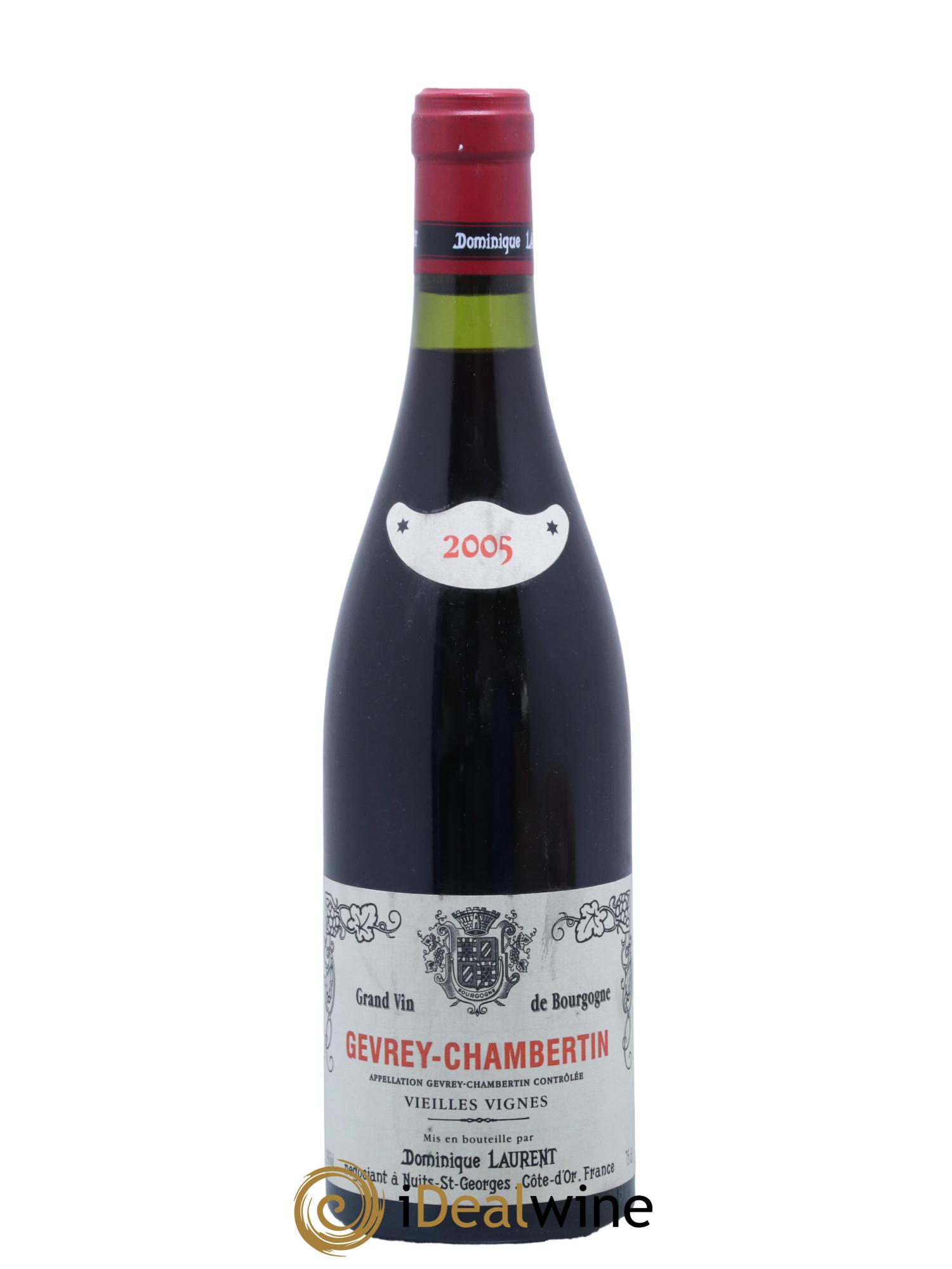 Gevrey-Chambertin Vieilles vignes Dominique Laurent 2005 - Lot de 1 bouteille - 0