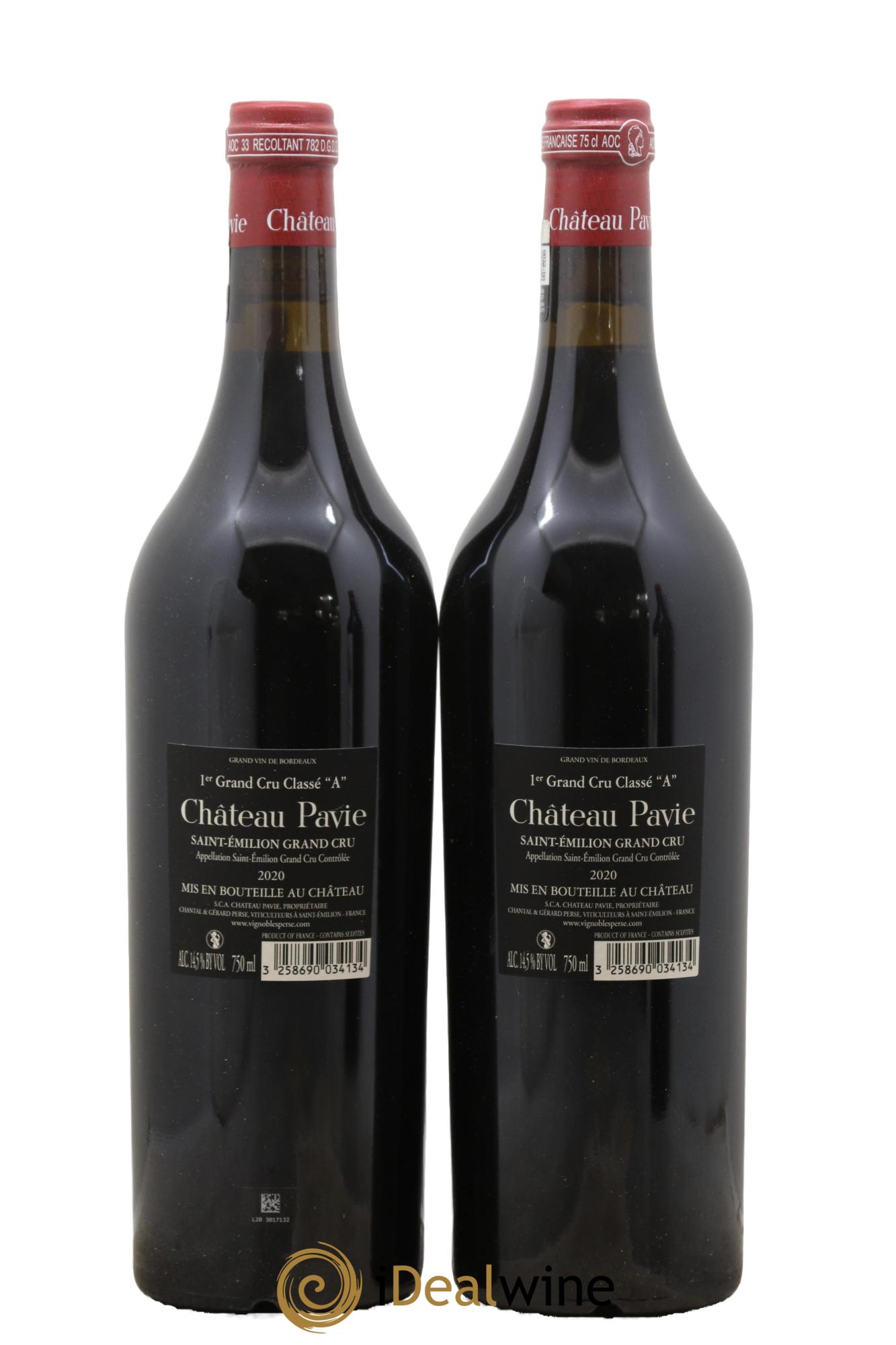 Château Pavie 1er Grand Cru Classé A 2018 - Posten von 2 Flaschen - 1