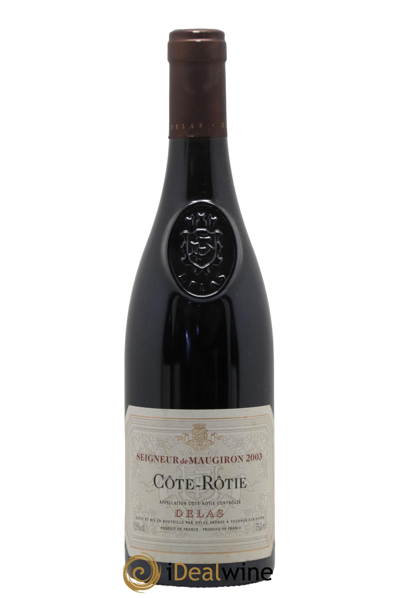Côte-Rôtie Seigneur de Maugiron Delas Frères 2003 - Lot de 1 bouteille - 0