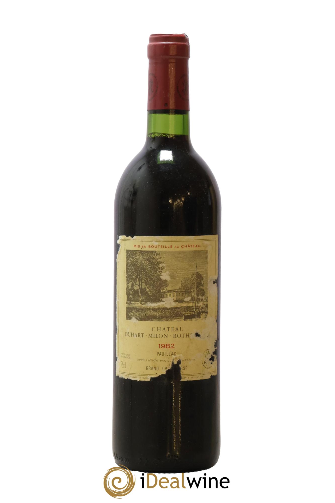 Château Duhart-Milon 4ème Grand Cru Classé 1982 - Posten von 1 Flasche - 0