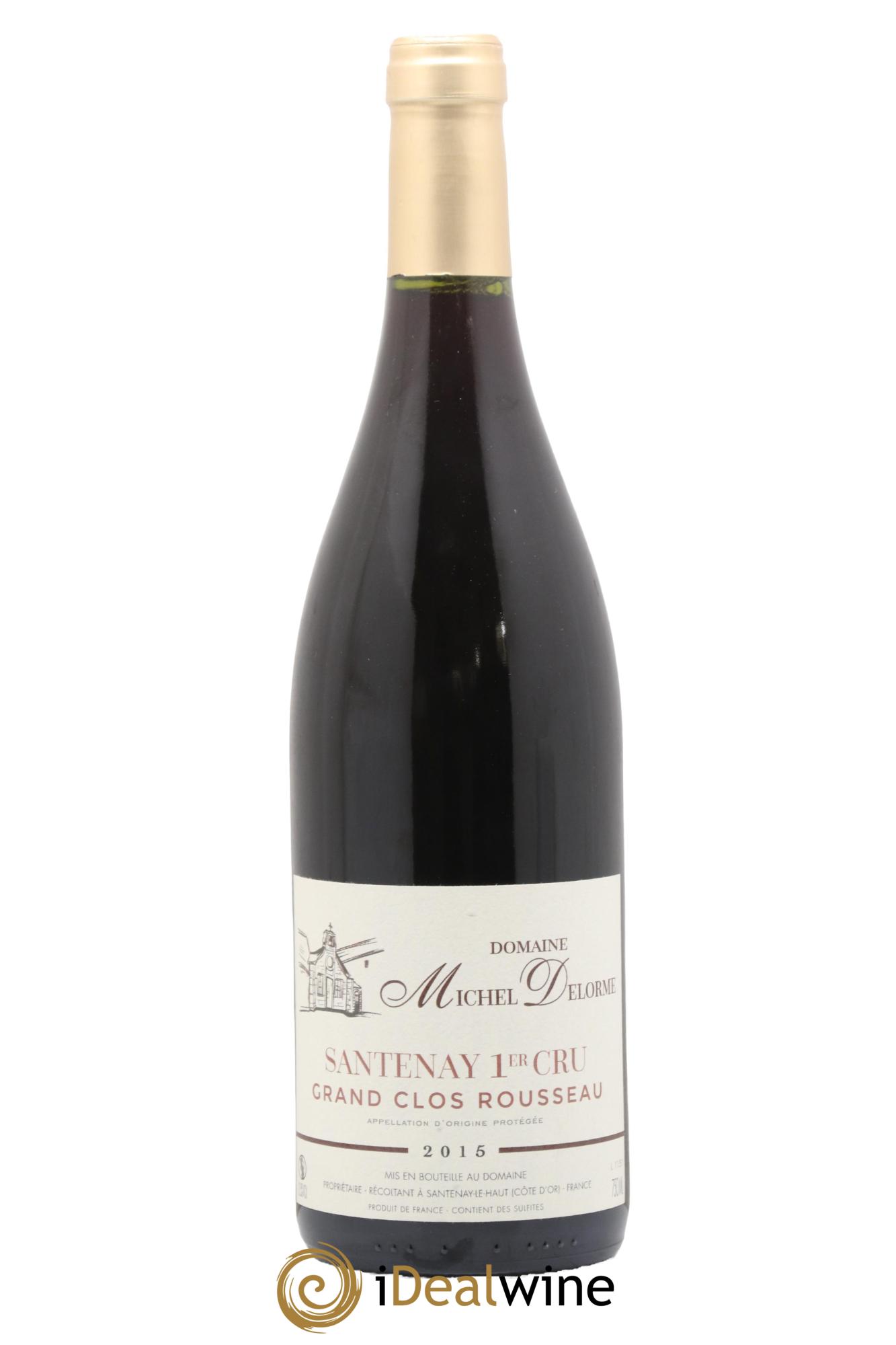 Santenay 1er Cru Clos Rousseau Michel Delorme 2015 - Lot of 1 bottle - 0