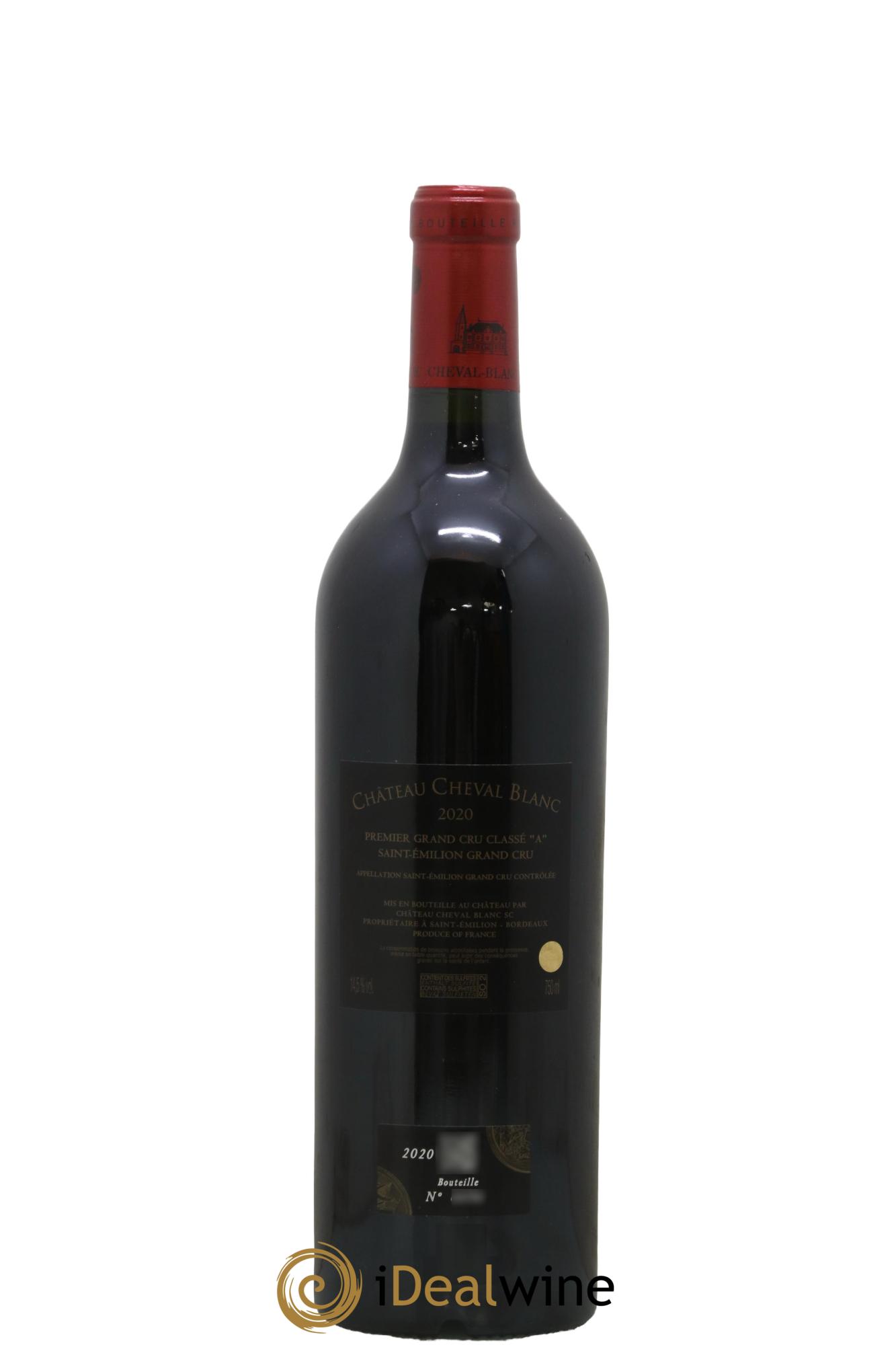 Château Cheval Blanc 1er Grand Cru Classé A 2020 - Lot de 1 bouteille - 2