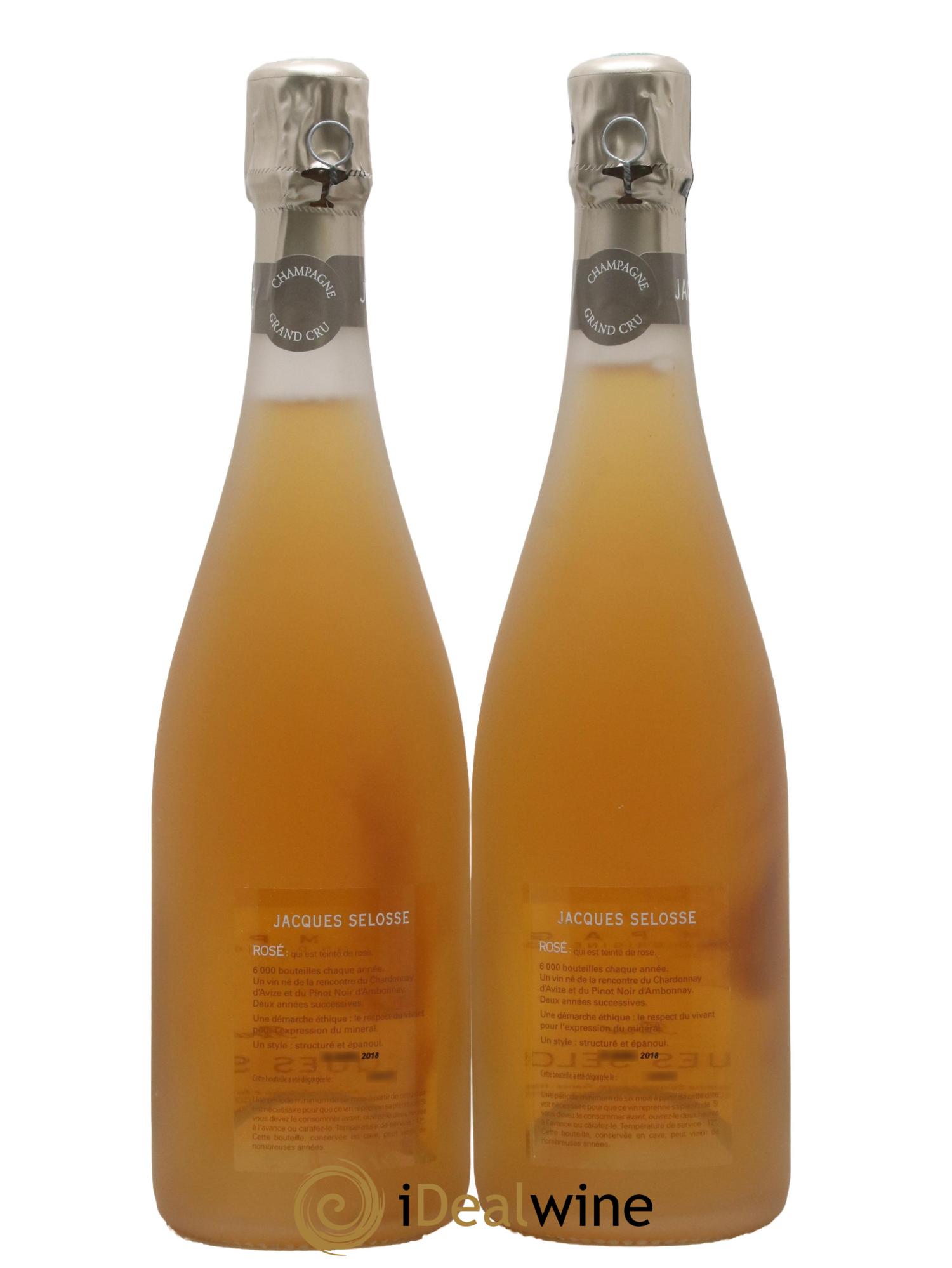Rosé Brut Jacques Selosse - Lot de 2 bouteilles - 1