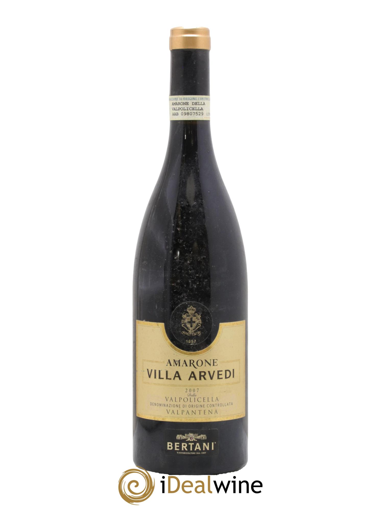 Amarone della Valpolicella DOC Amarone Villa Arvedi Bertani 2007 - Lot of 1 bottle - 0