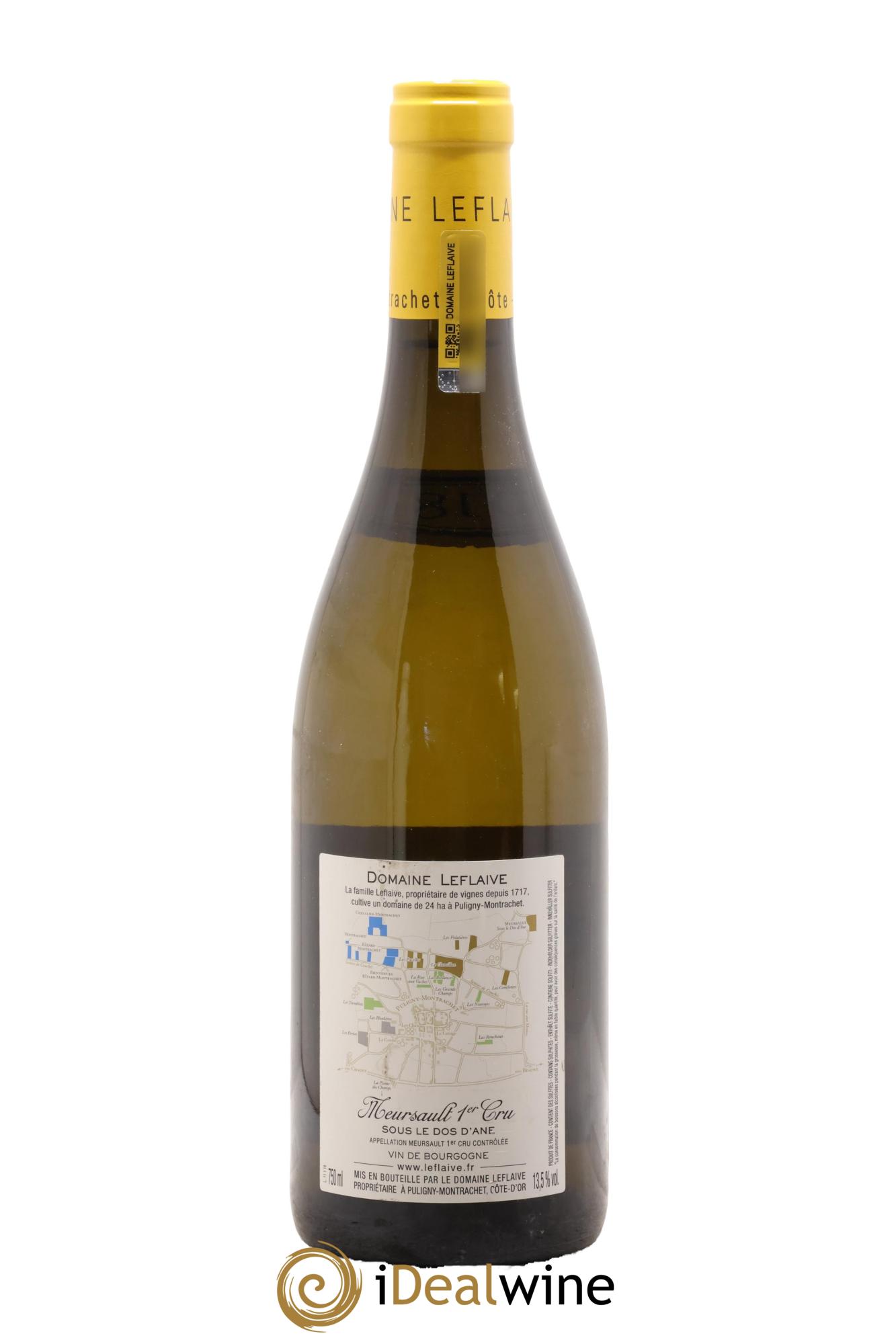 Meursault 1er Cru Sous le Dos d'Ane Leflaive (Domaine) 2018 - Lot de 1 bouteille - 1