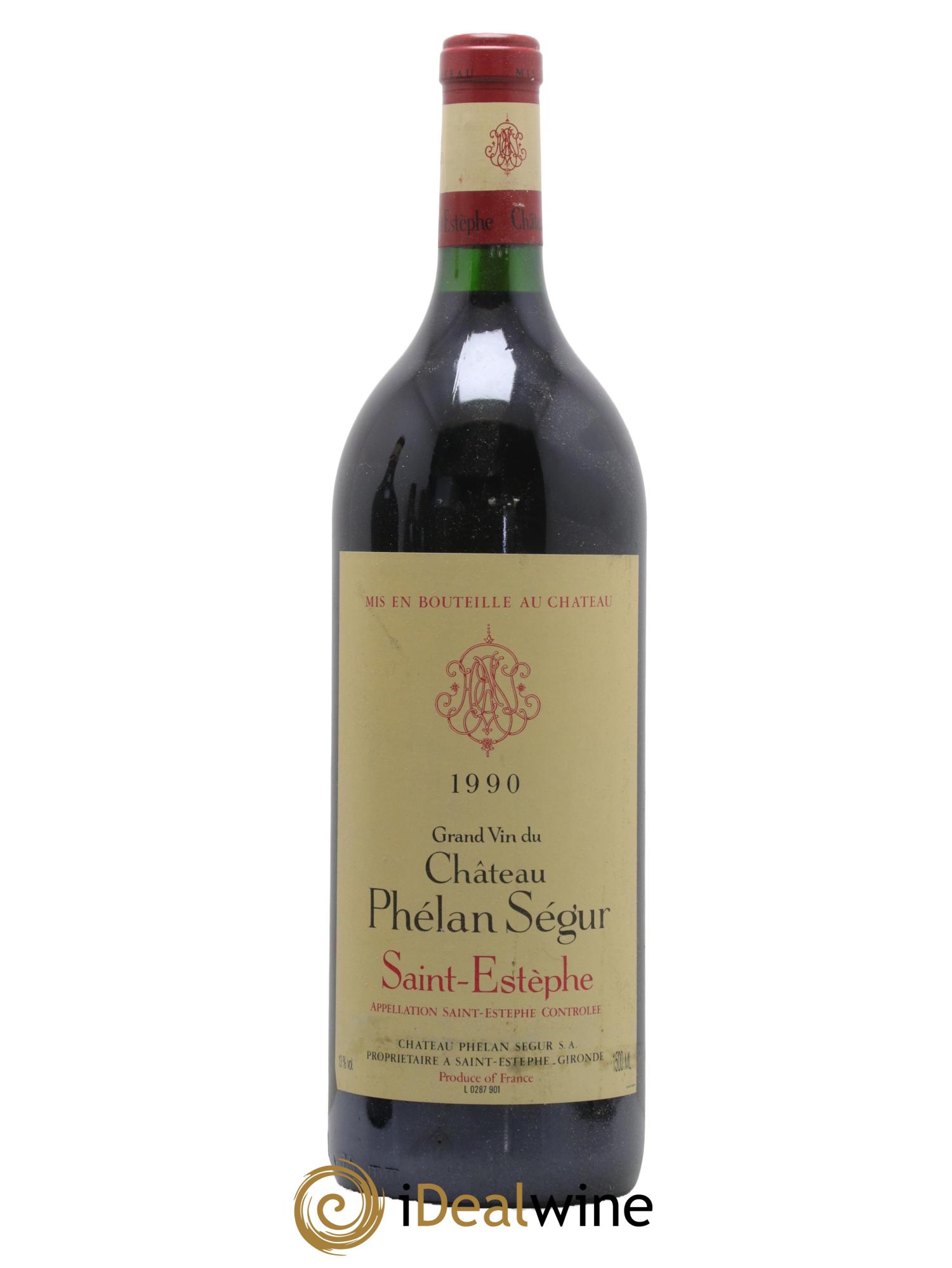 Château Phélan Ségur 1990 - Lot de 1 magnum - 0