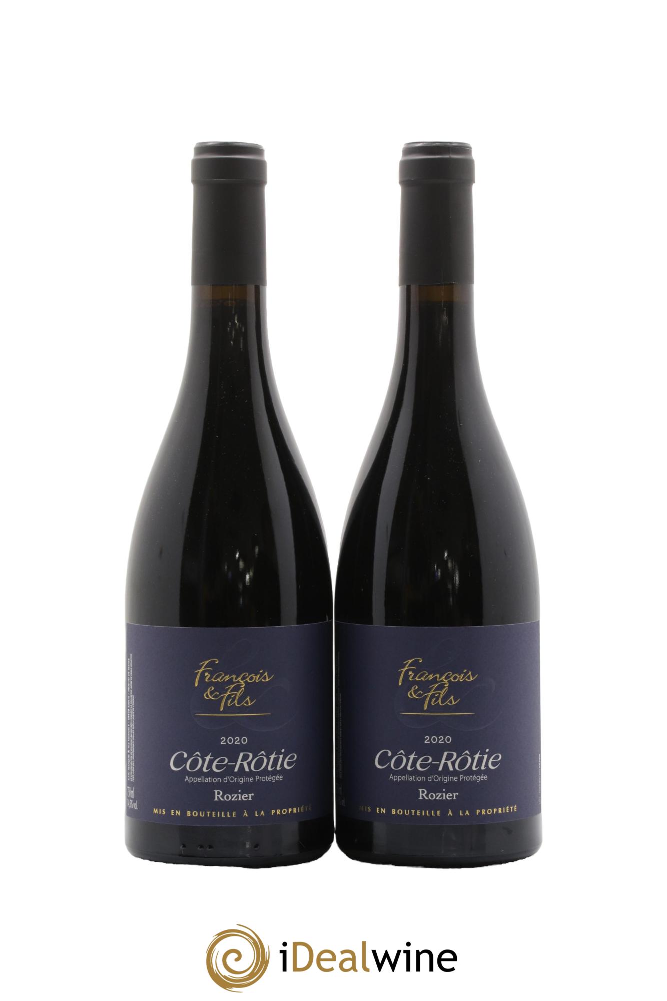 Côte-Rôtie Rozier Domaine François et Fils 2020 - Lot de 2 bouteilles - 0