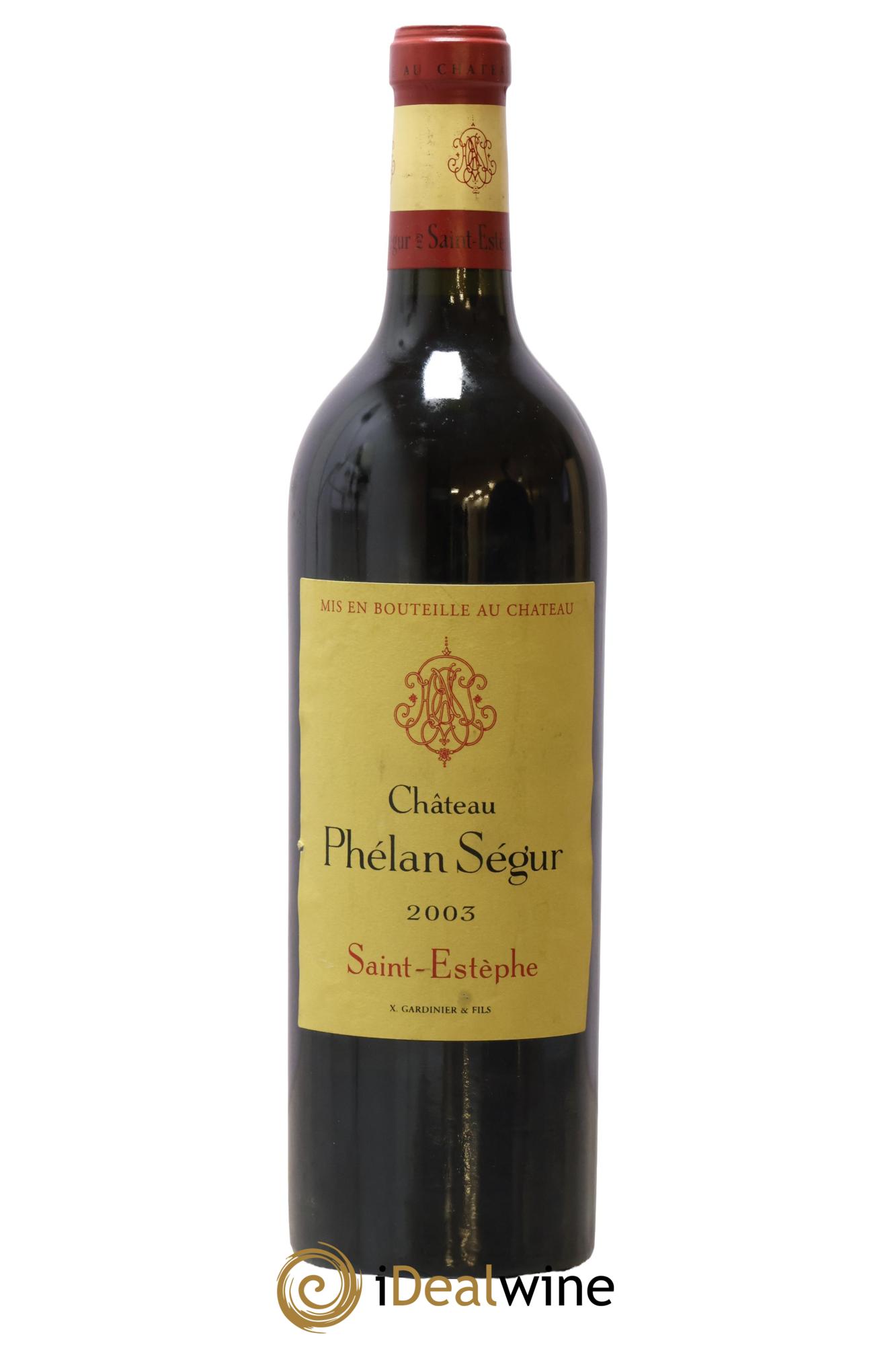 Château Phélan Ségur 2003 - Lotto di 1 bottiglia - 0