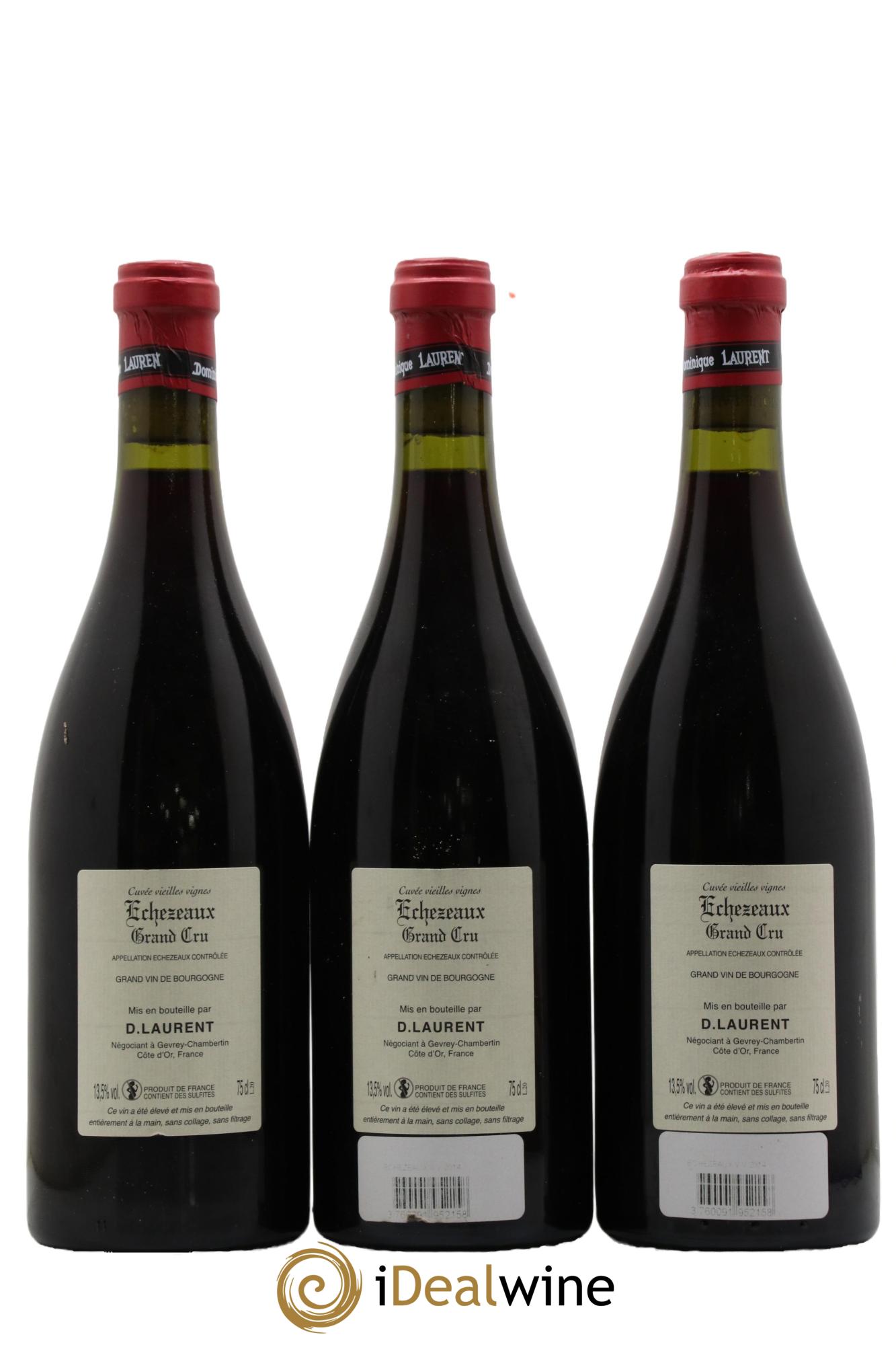 Echezeaux Grand Cru Vieilles Vignes Dominique Laurent 2014 - Lot de 3 bouteilles - 1