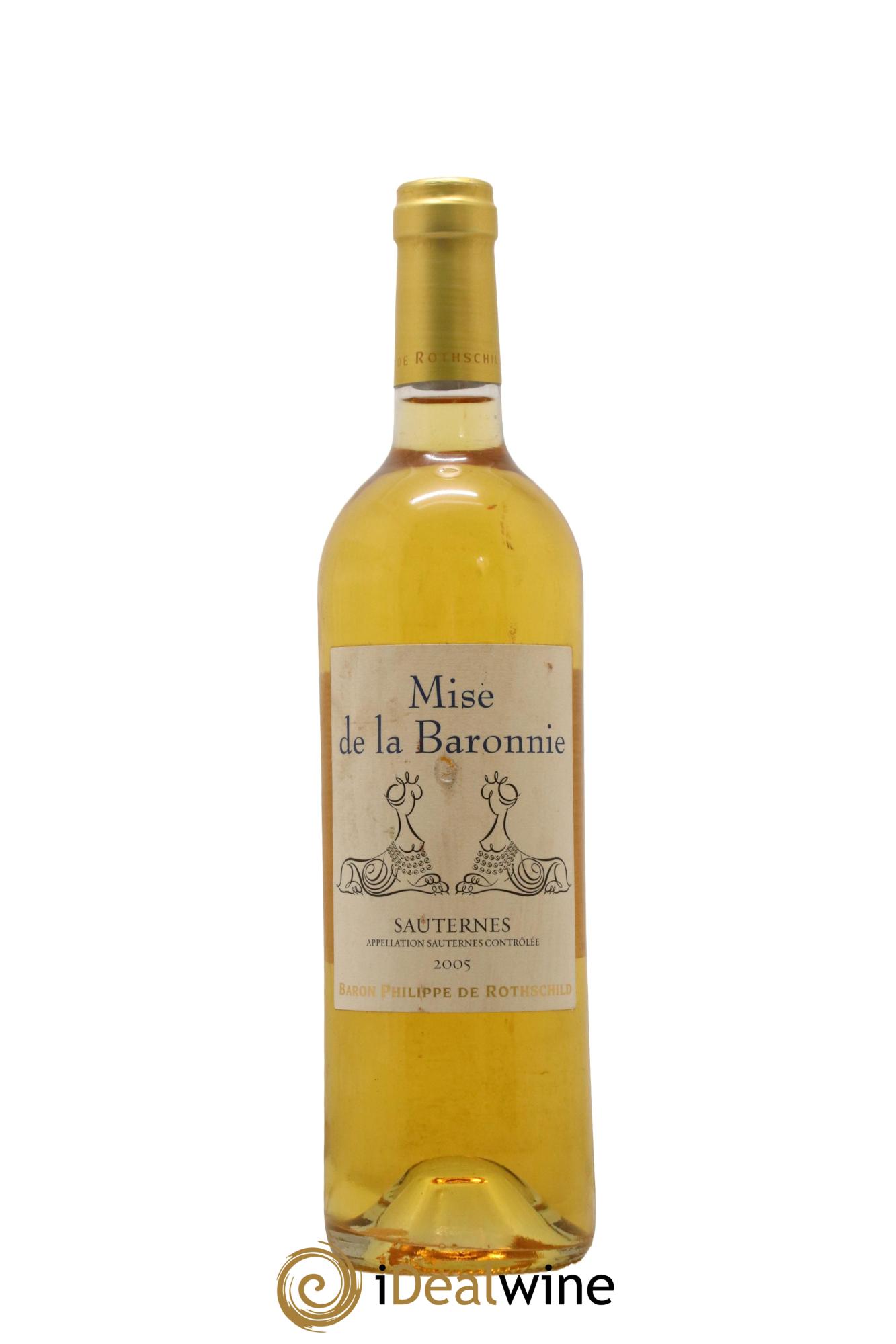 Sauternes Baron Philippe de Rothschild Mise de La Baronnie 2005 - Posten von 1 Flasche - 0
