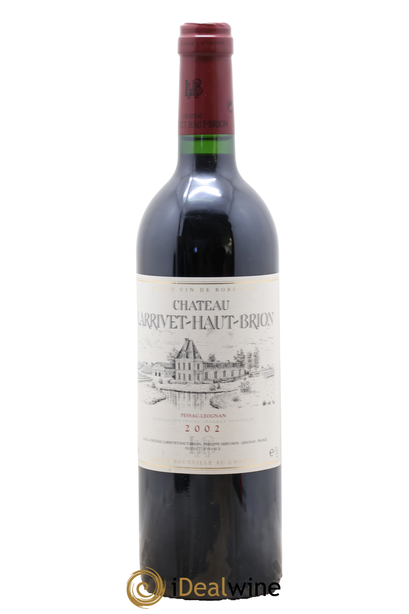 Château Larrivet Haut-Brion 2002 - Lot de 1 bouteille - 0