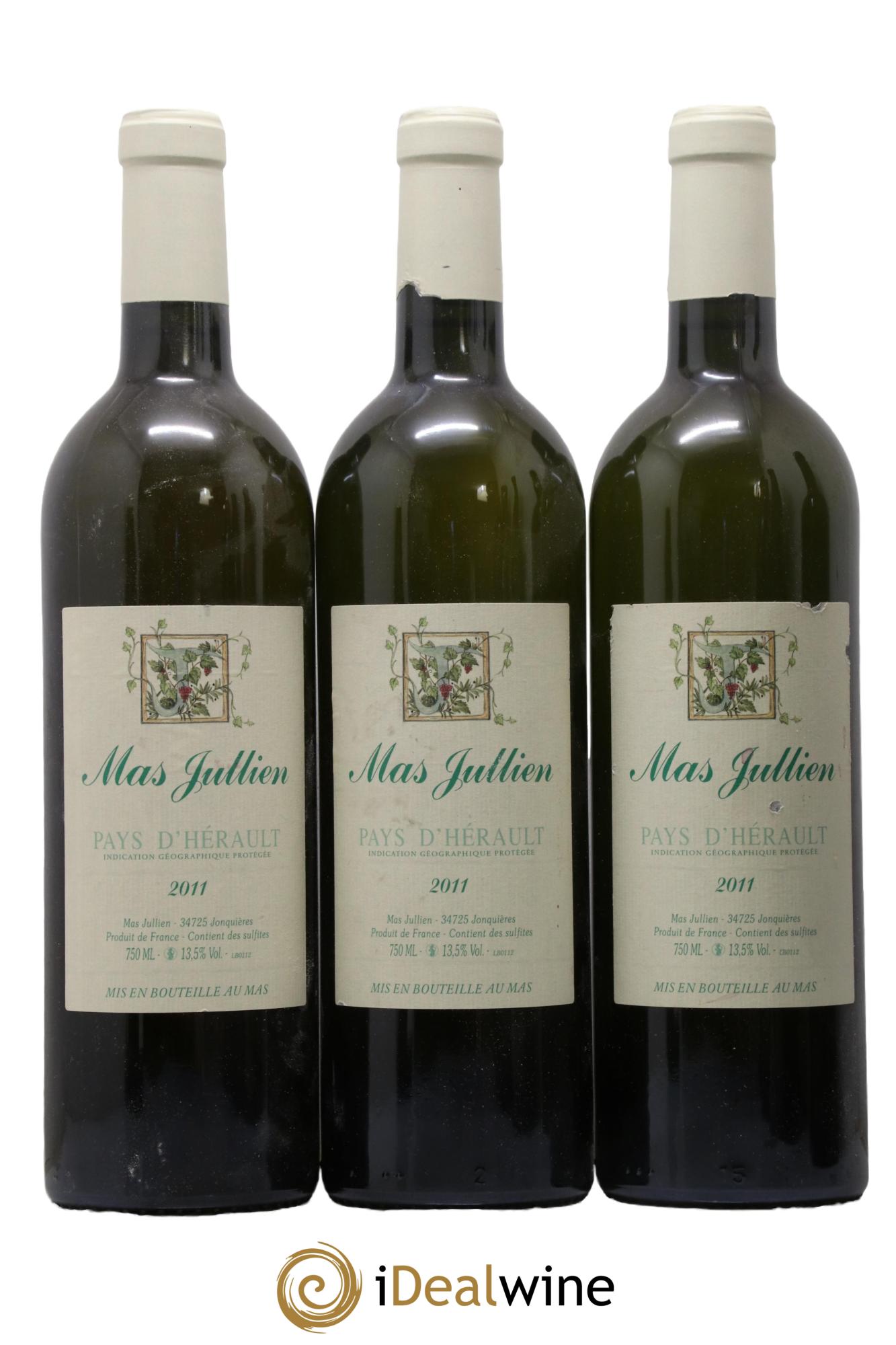 Pays d'Hérault Mas Julien 2011 - Lot de 3 bouteilles - 0