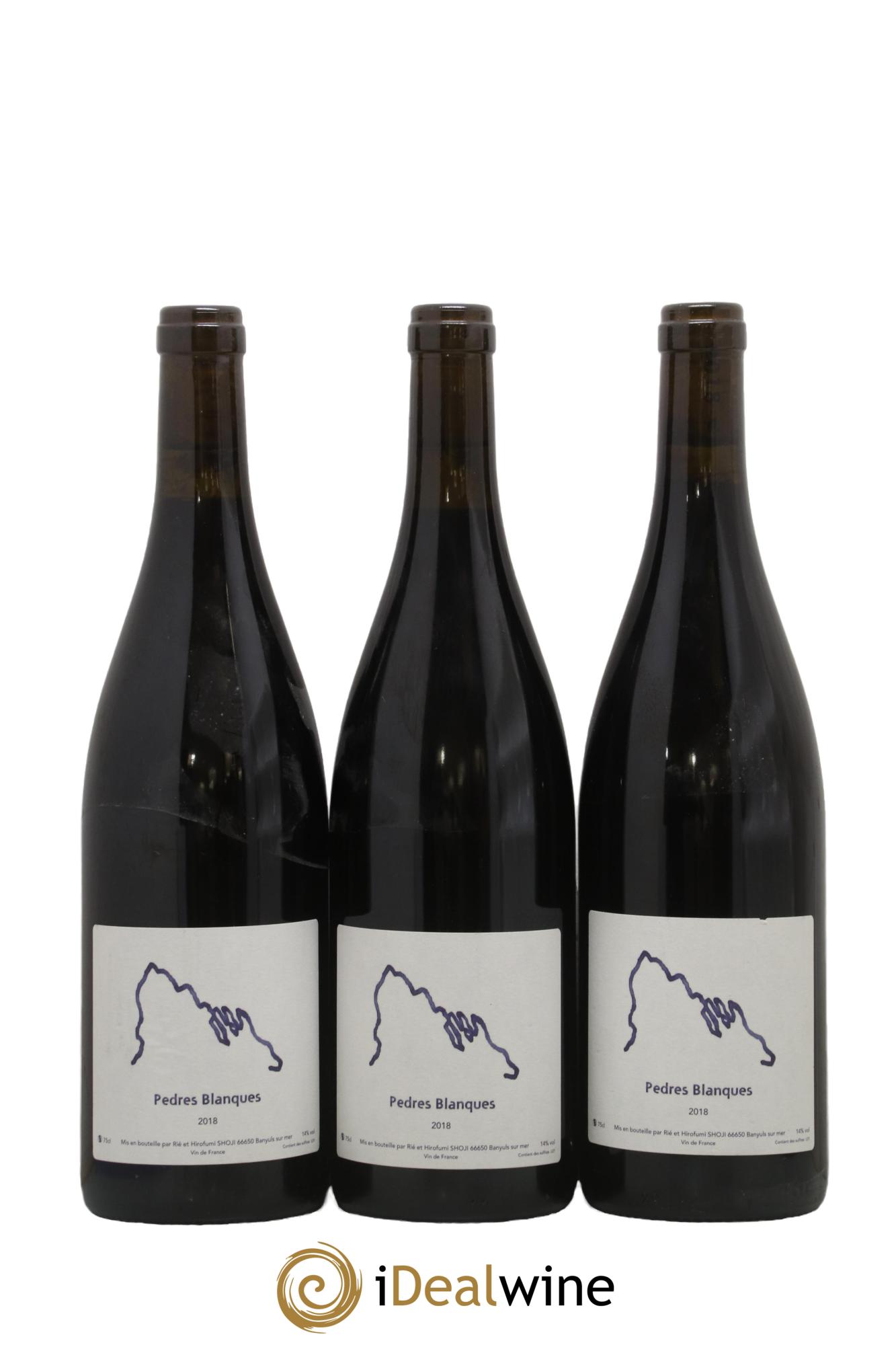 Vin de France Pedres Blanques Rié et Hirofumi Shoji 2018 - Posten von 3 Flaschen - 0
