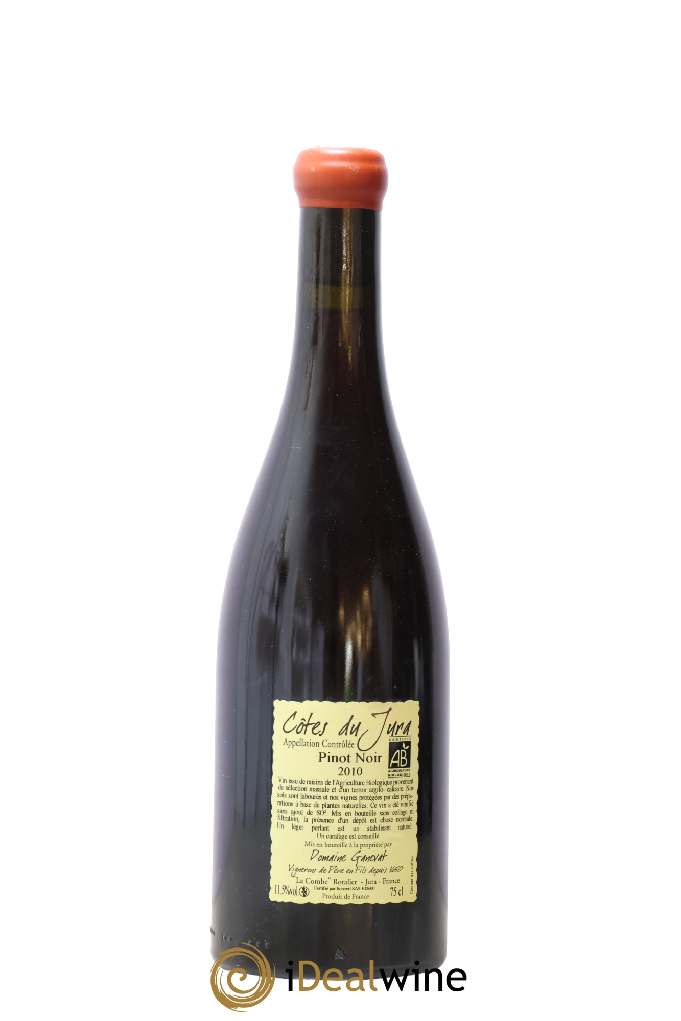 Côtes du Jura Cuvée Julien Jean-François Ganevat (Domaine) 2010 - Lot de 1 bouteille - 1