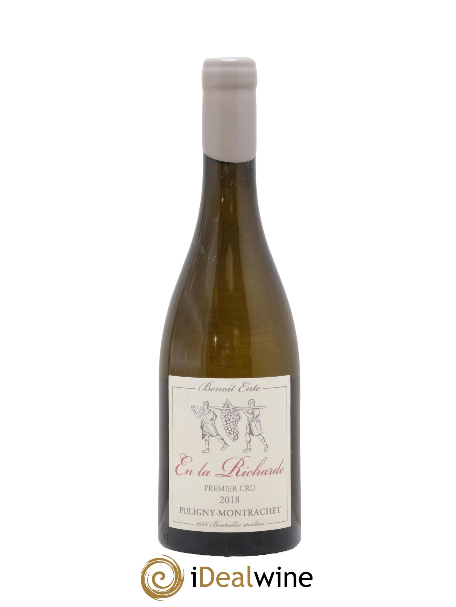 Puligny-Montrachet 1er Cru Folatières En la Richarde Benoit Ente 2018 - Posten von 1 Flasche - 0