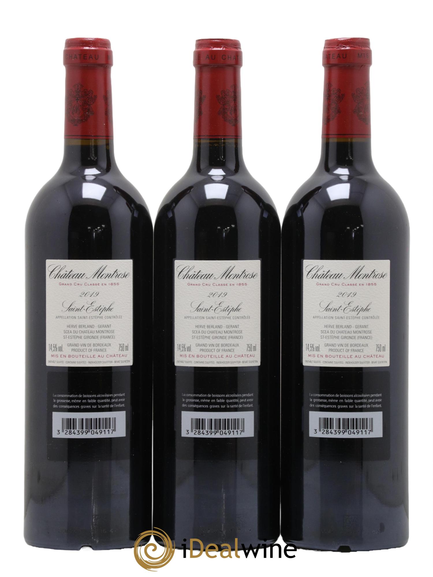 Château Montrose 2ème Grand Cru Classé 2019 - Lot de 6 bouteilles - 2
