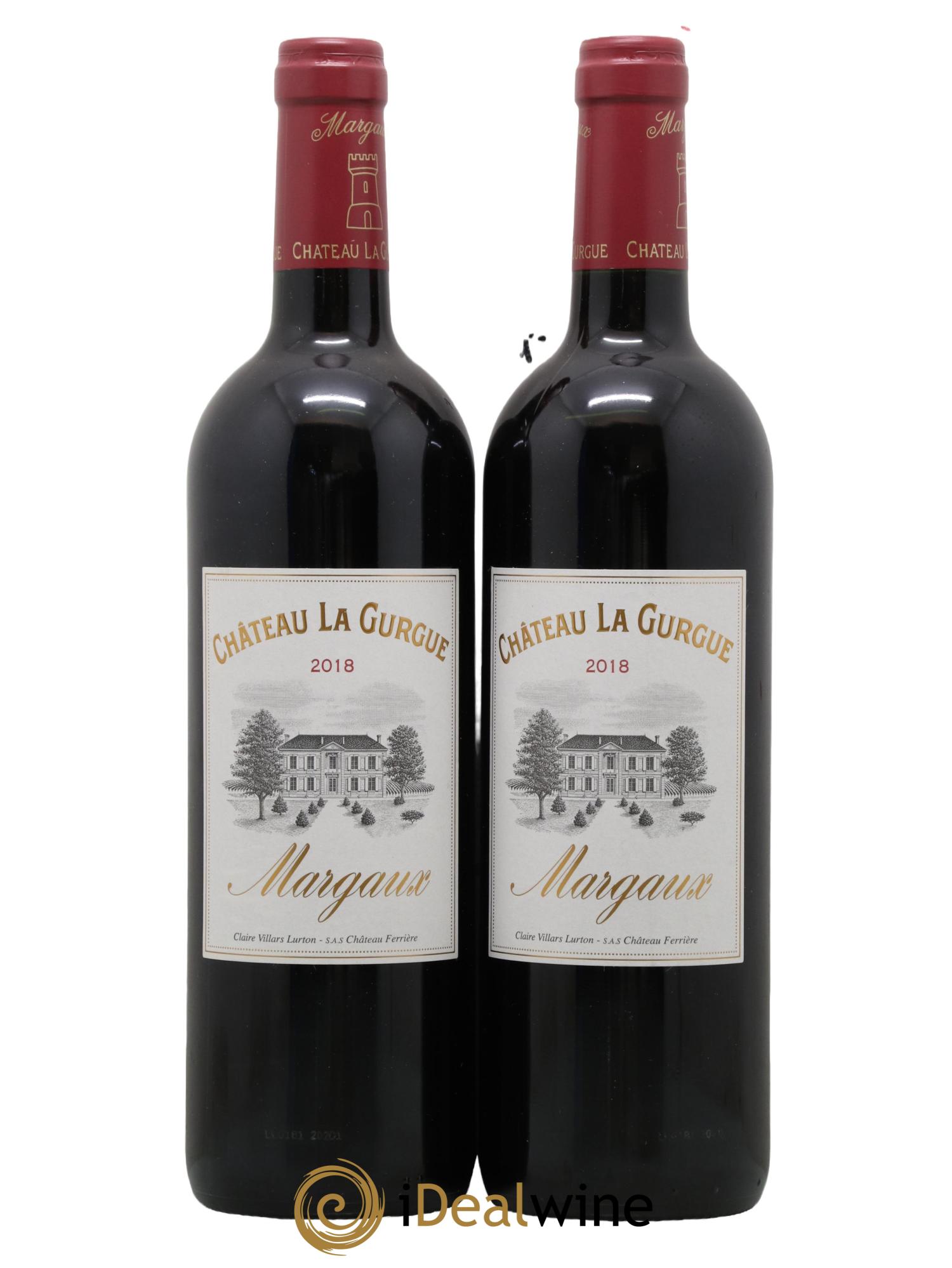 Château la Gurgue Cru Bourgeois 2018 - Lot de 2 bouteilles - 0