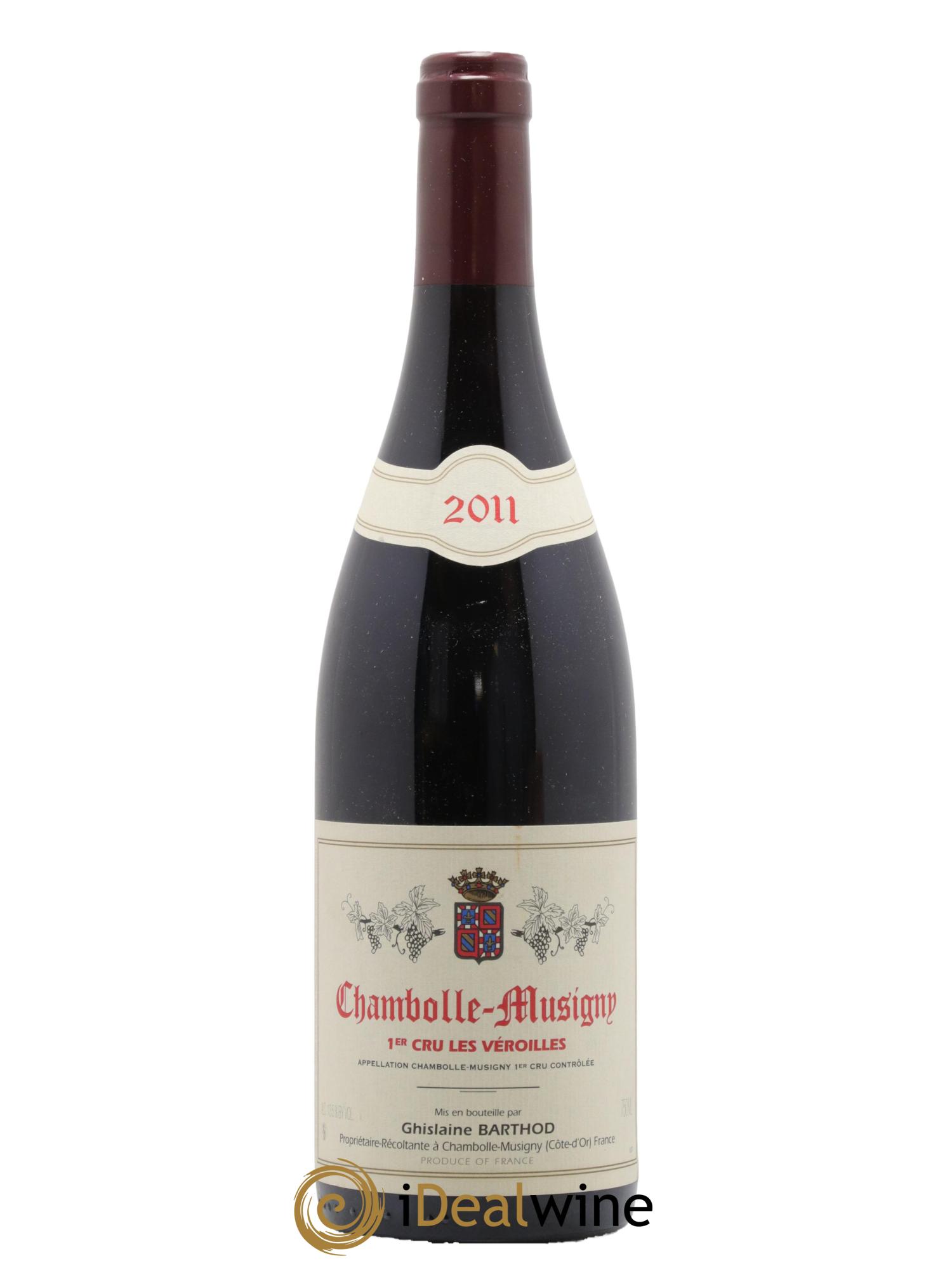 Chambolle-Musigny 1er Cru Les Véroilles Ghislaine Barthod 2011 - Lot de 1 bouteille - 0