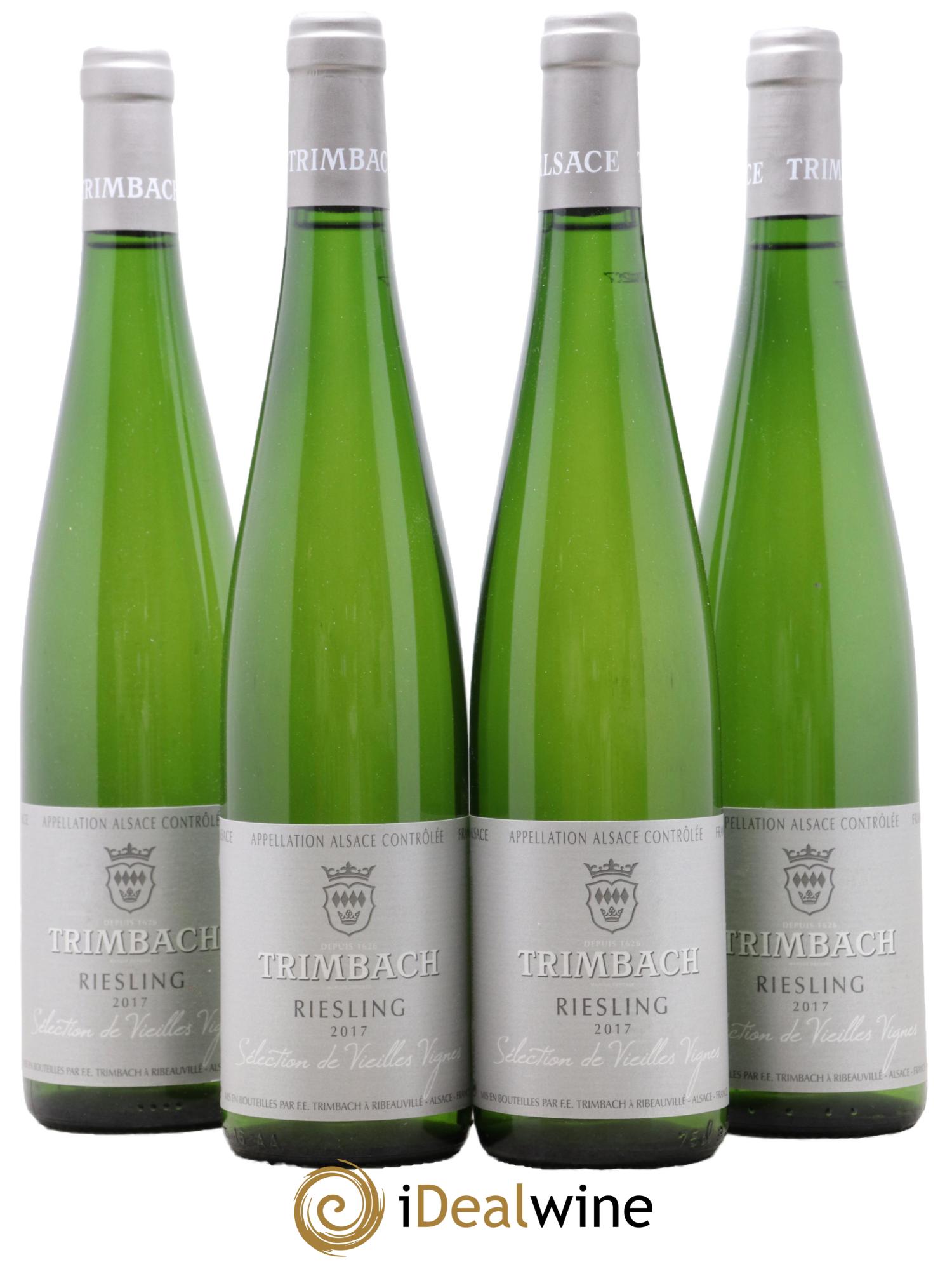 Alsace Riesling Sélection de Vieilles Vignes Trimbach (Domaine) 2017 - Lot de 4 bouteilles - 0