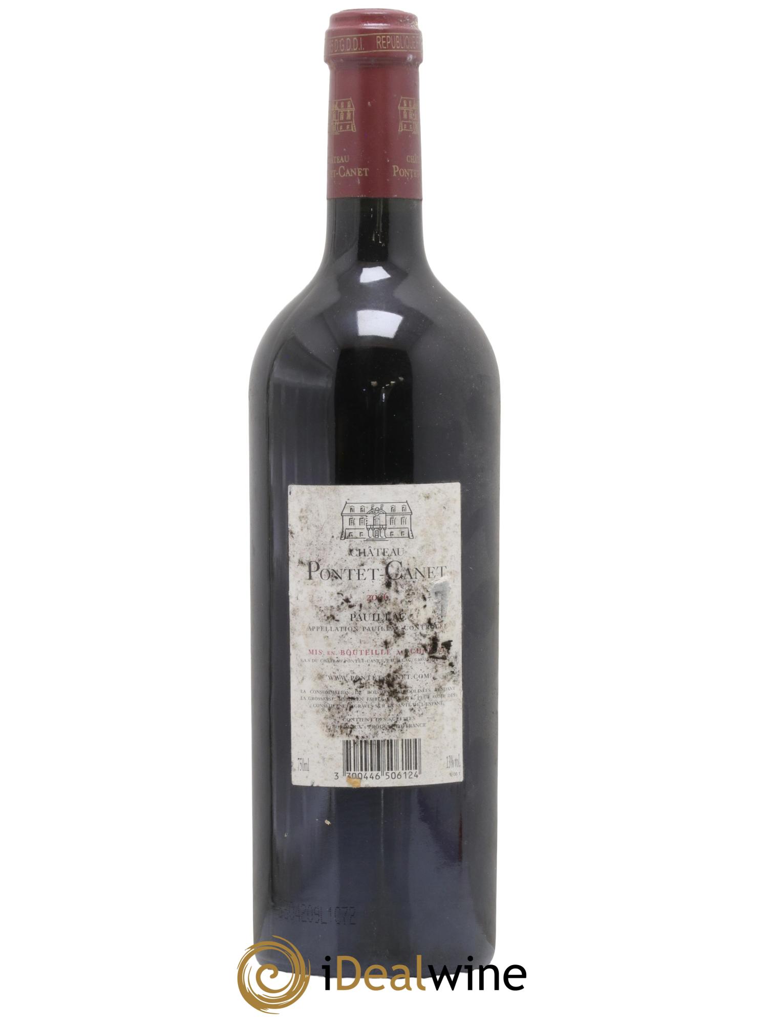 Château Pontet Canet 5ème Grand Cru Classé 2006 - Lotto di 1 bottiglia - 1