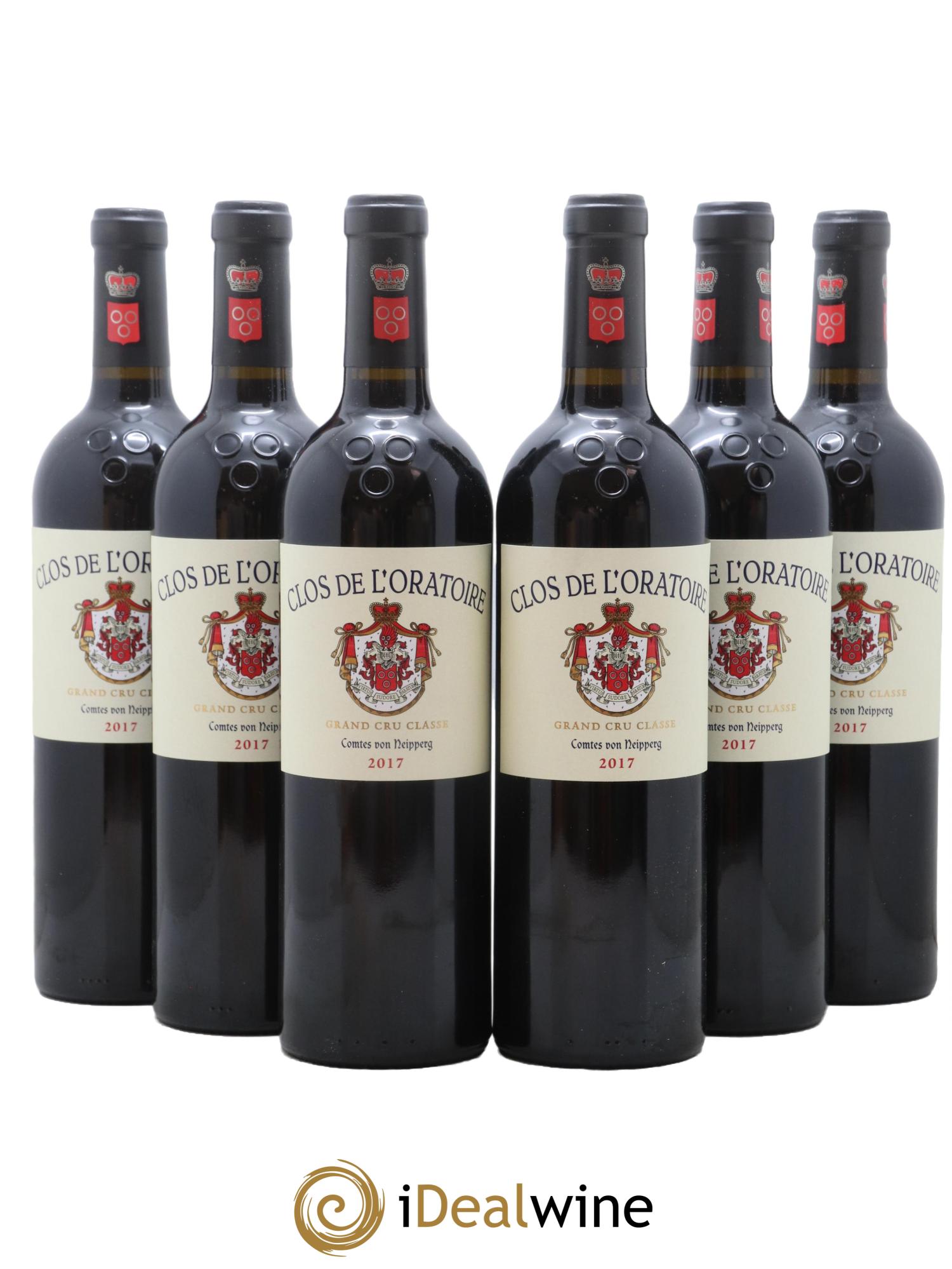 Clos de l'Oratoire Grand Cru Classé 2017 - Lot de 6 bouteilles - 0