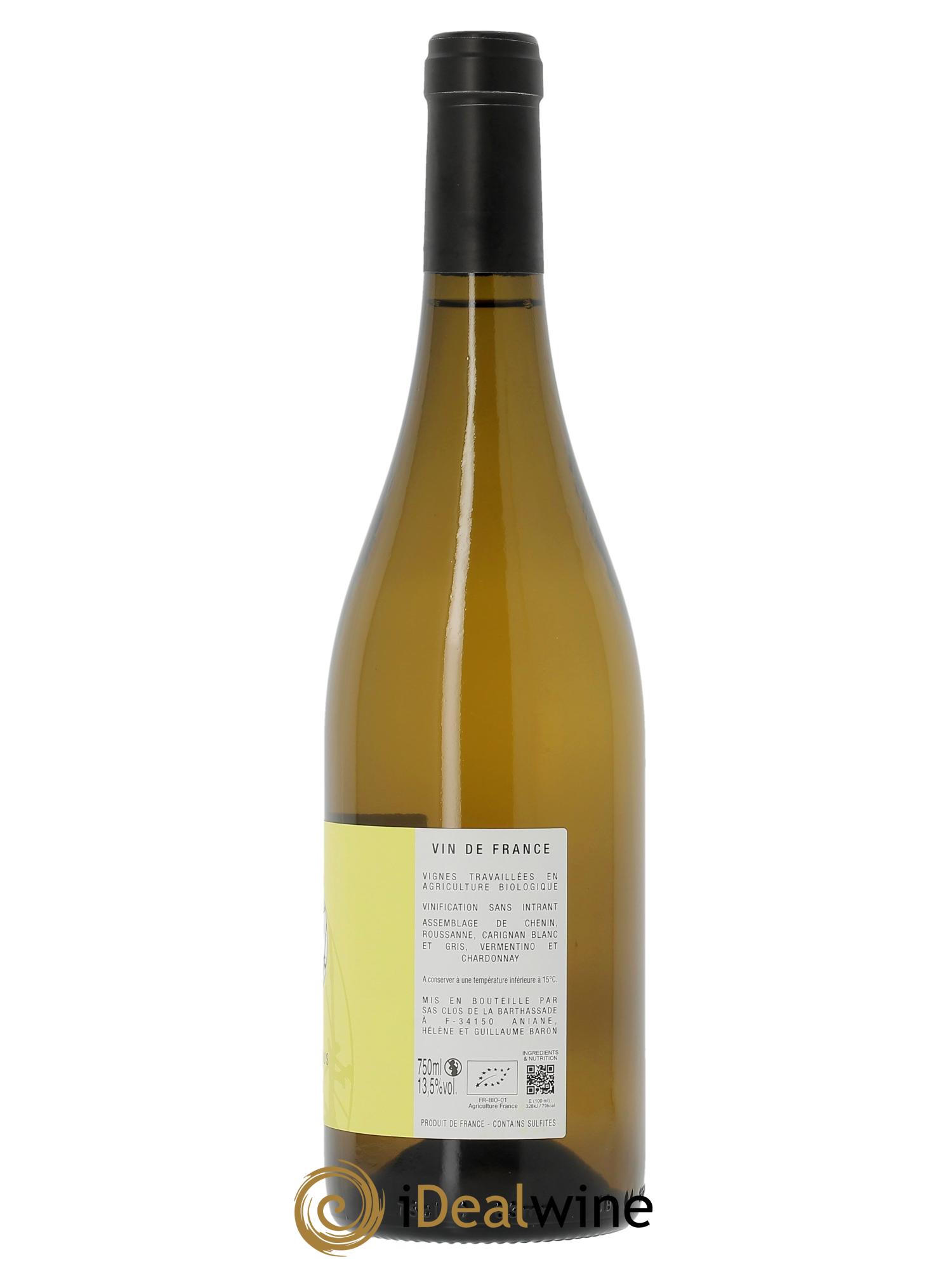 IGP Pays d'Hérault Les Cargadous Le Clos de la Barthassade 2023 - Lot de 1 bouteille - 1